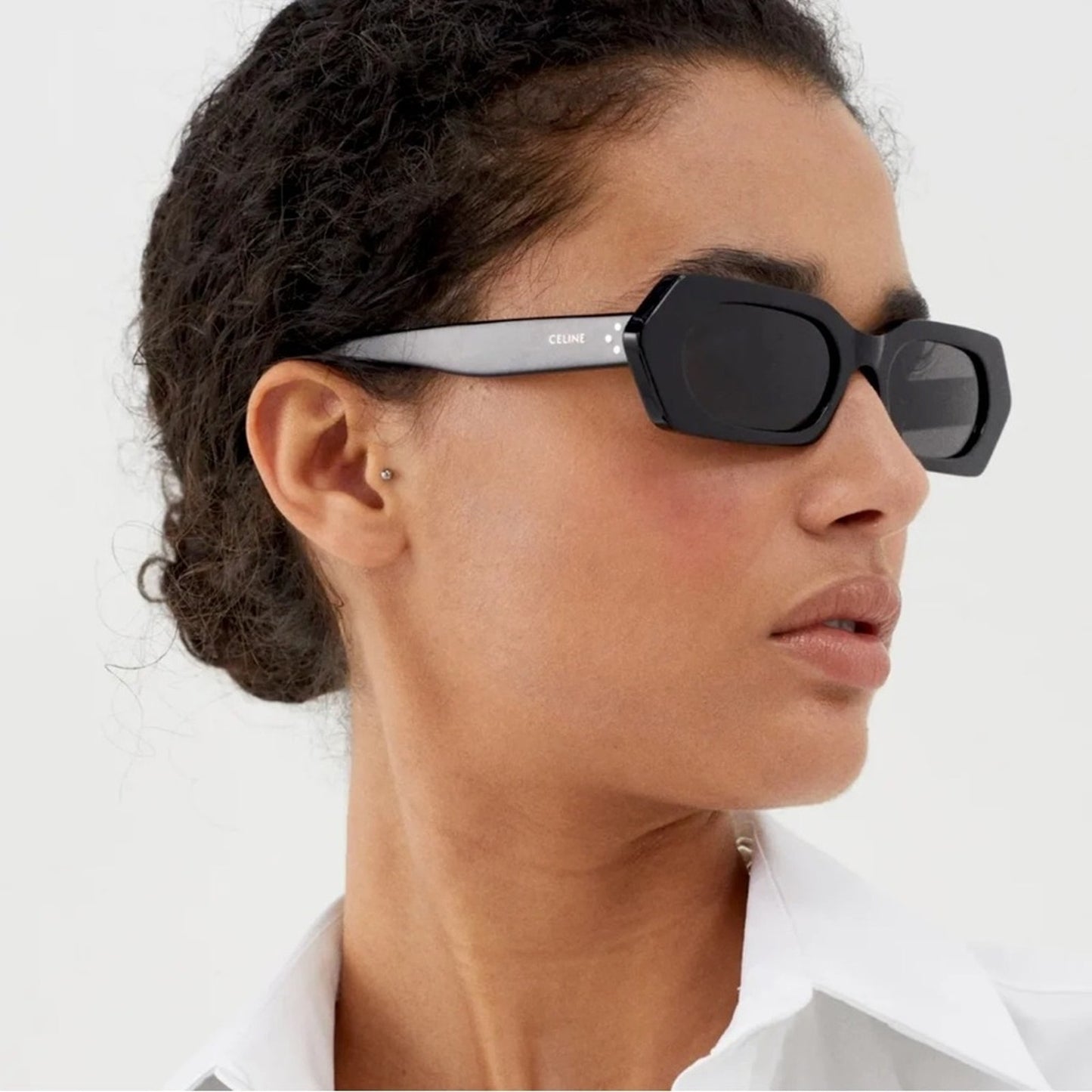 CELINE Sunglasses CL40243I 5101A Black Dark Grey Women