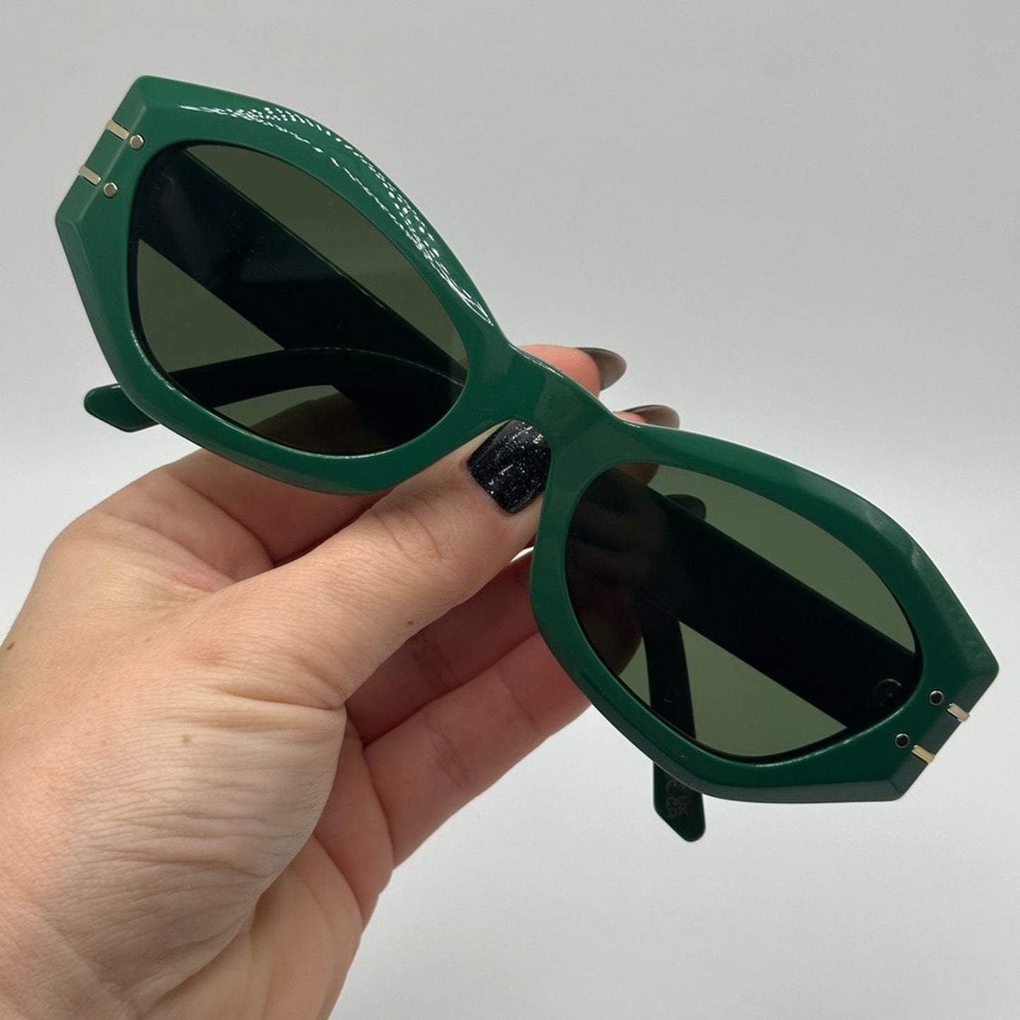 Dior Sunglasses CD40058U 96N Shiny Dark Green Women