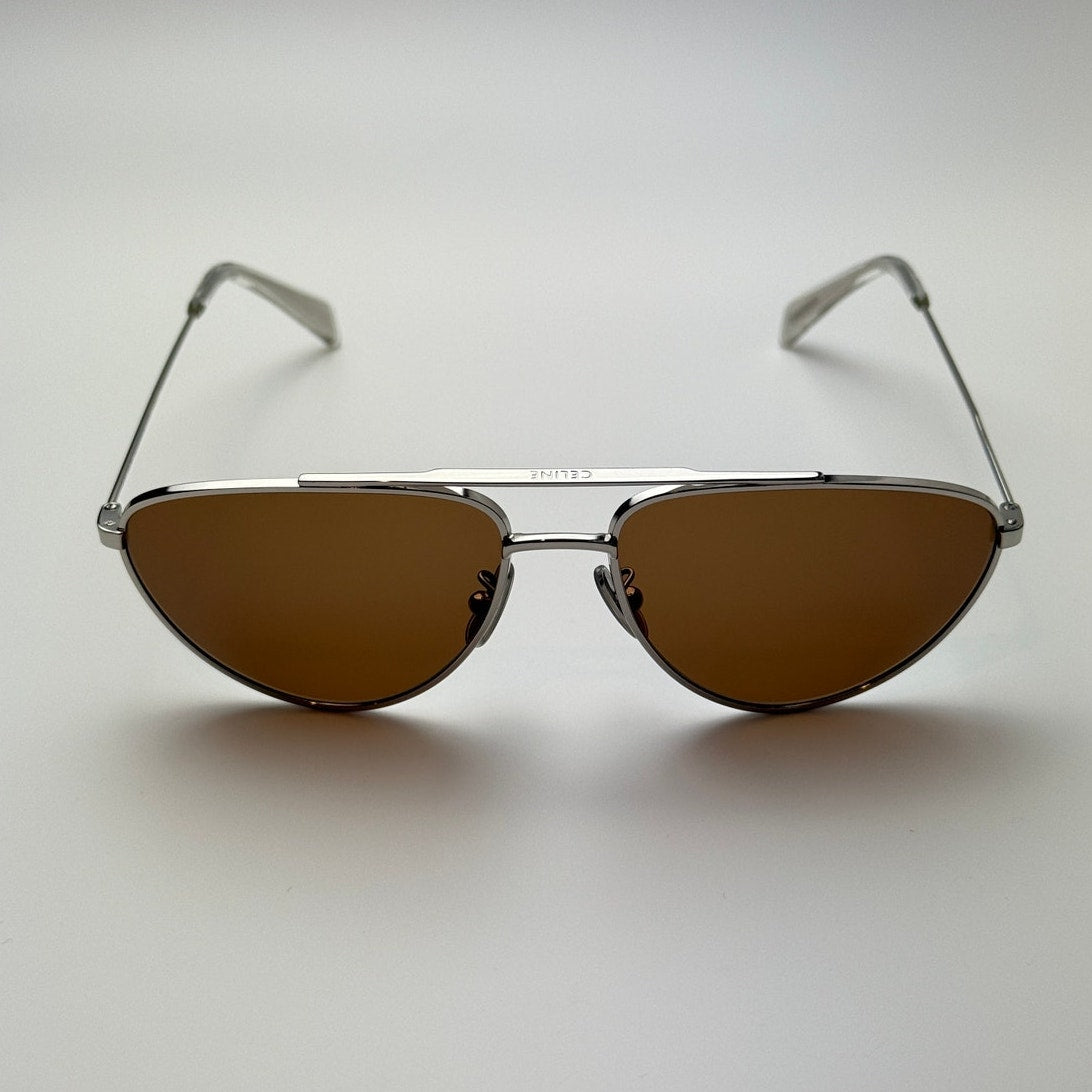 NEW Celine Sunglasses CL40077U 16J Palladium/Roviex Unixes