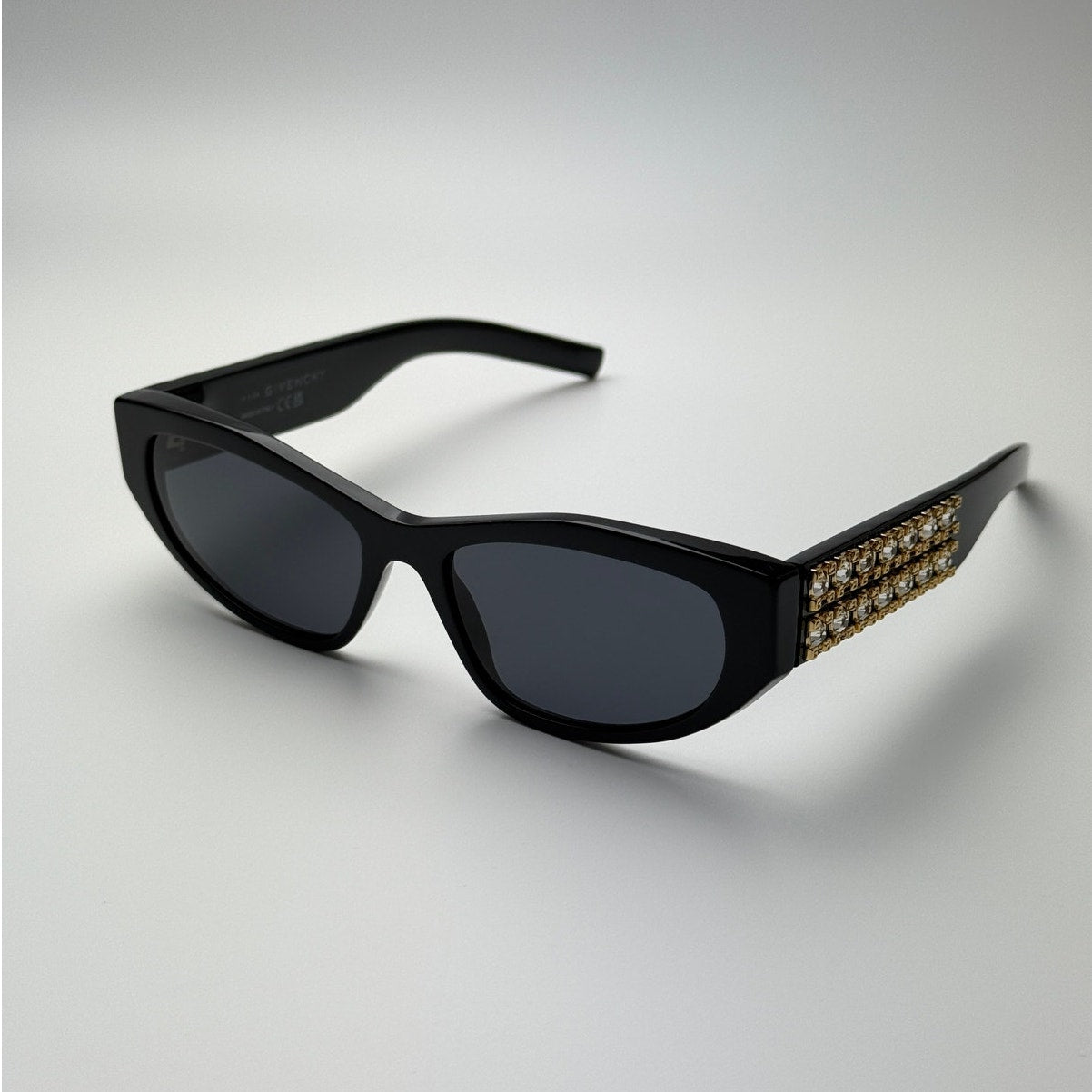 Givenchy Sunglasses GV40078I 01A Shiny Black/Gold Women