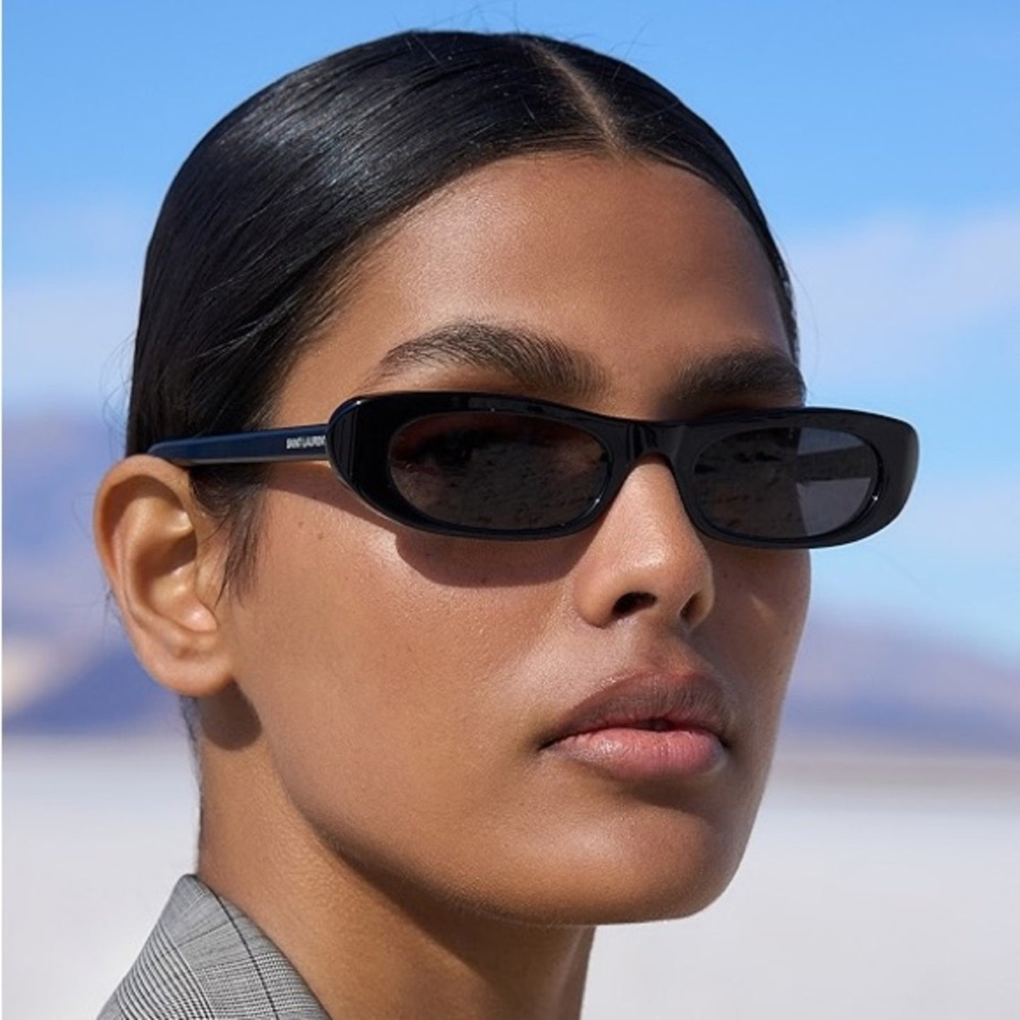 Saint Laurent Sunglasses SL557 SHADE 001 Black