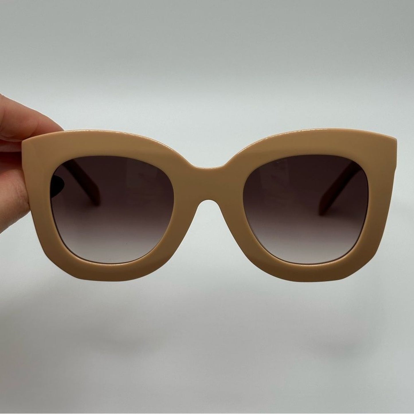 Celine Sunglasses CL4005FN 4957Z Beige/Violet Gradient Women