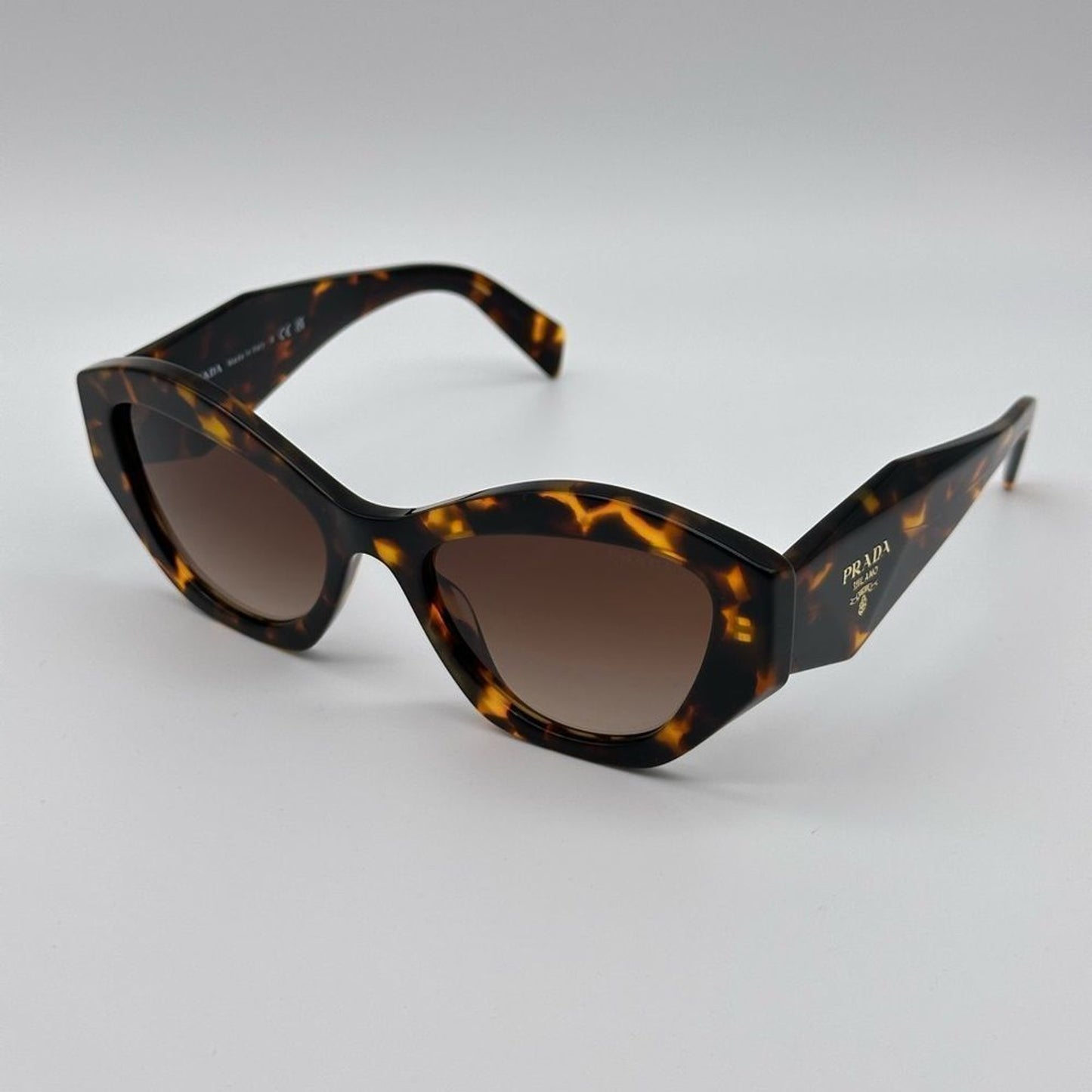 Prada Sunglasses PR07YS VAU6S1 Honey Havana/Brown Gradient Women