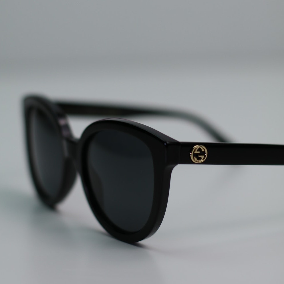 Gucci Sunglasses GG1315S 001 Black Grey Women