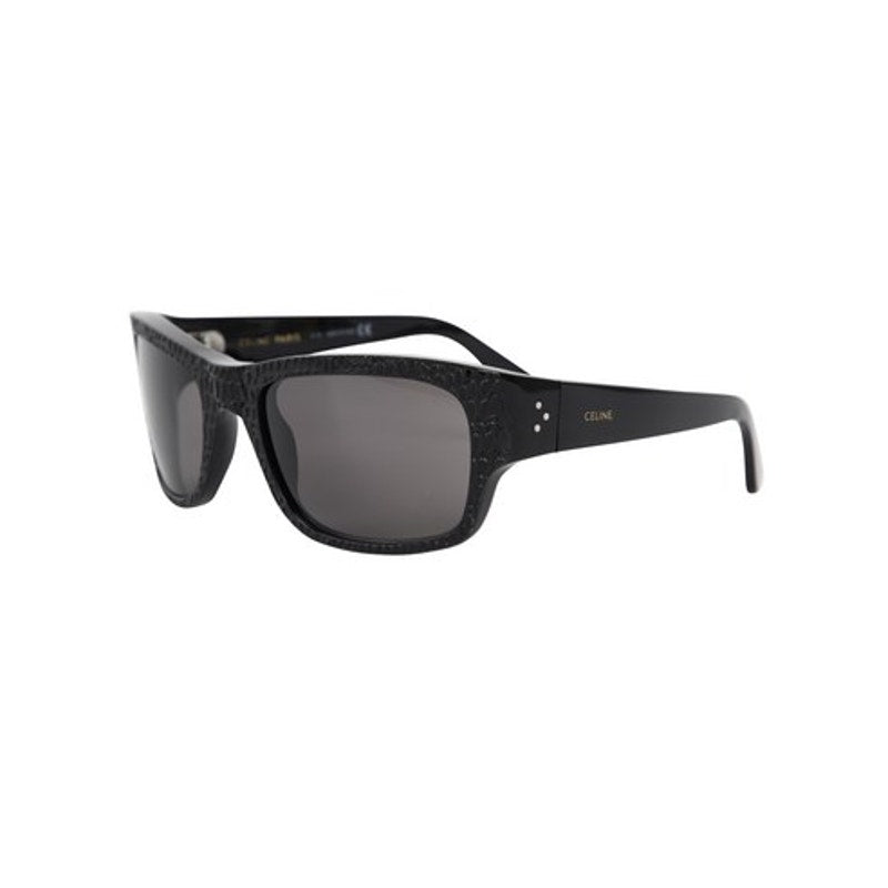 Celine Sunglasses CL4079IL 02A Black Square Unisex