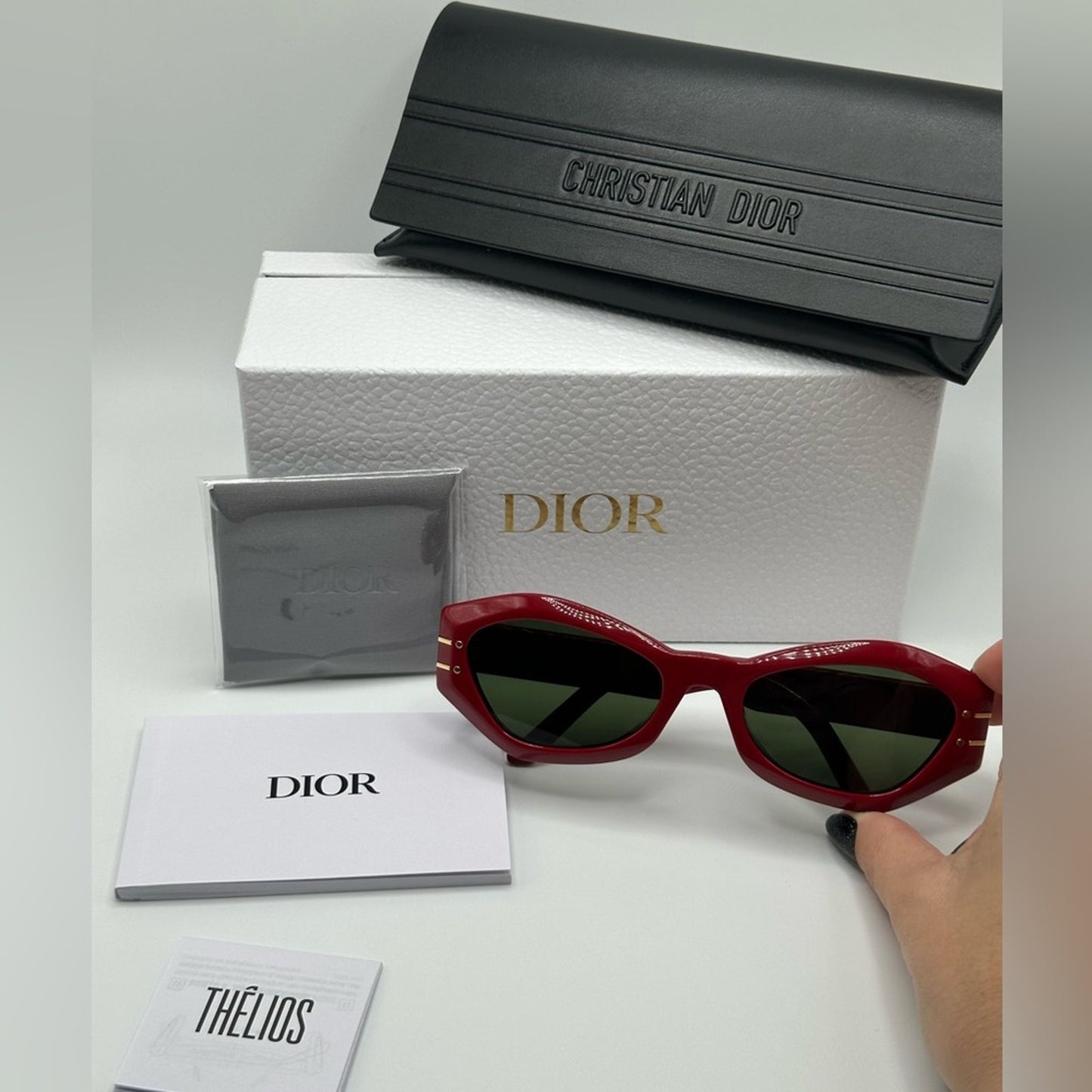 Dior Sunglasses CD40058U 66N DiorSignature B1U Red/Green Women