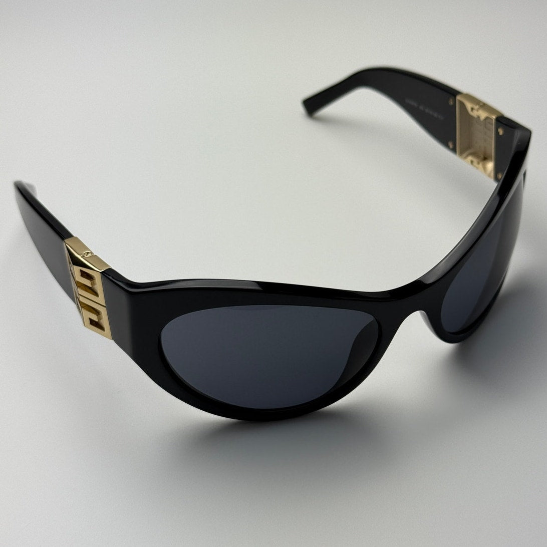 Givenchy Sunglasses GV40073I 01A Shiny Black/Gold/Grey Unisex
