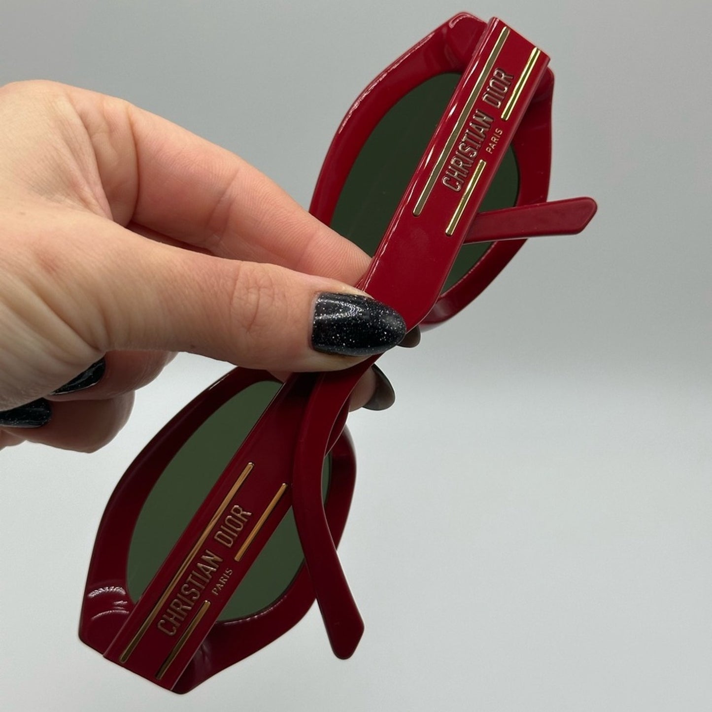 Dior Sunglasses CD40058U 66N DiorSignature B1U Red/Green Women