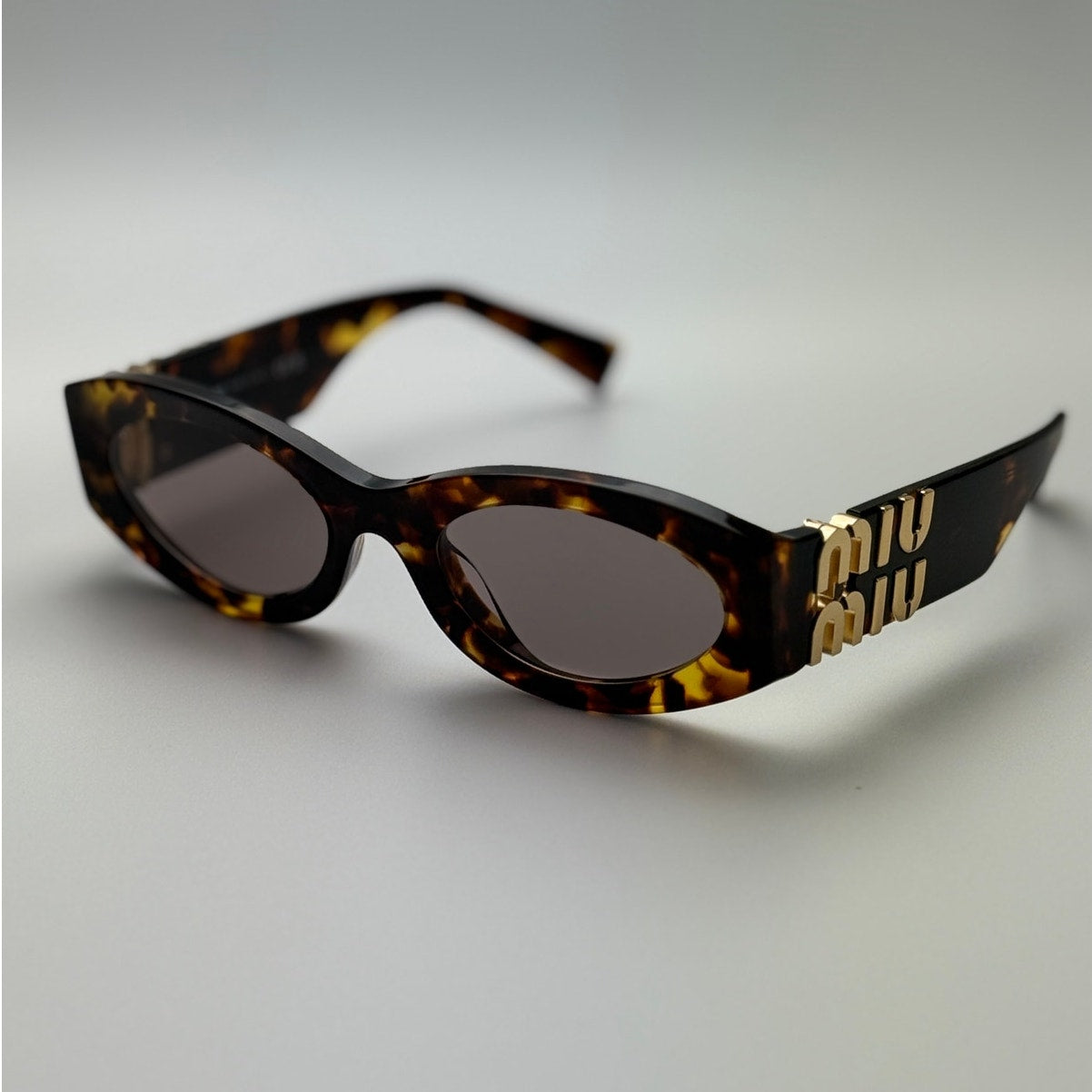 MIU MIU Sunglasses MU11WS 14L20I Honey Havana/Light Purple Brown Women