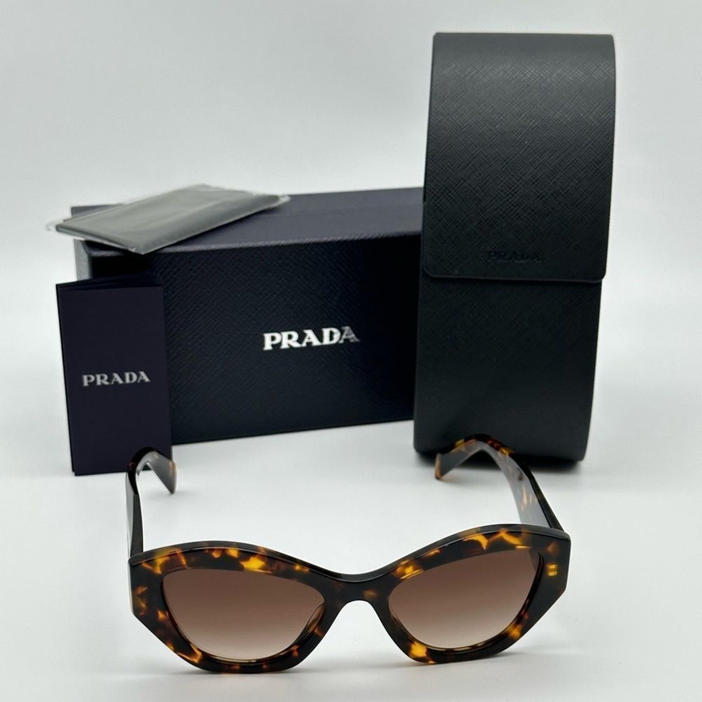 Prada Sunglasses PR07YS VAU6S1 Honey Havana/Brown Gradient Women