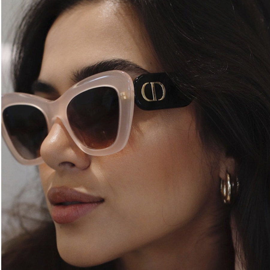 Dior Sunglasses DIORBOBBY B1U 76A2 Pink/Black/Smoke to Pink Gradient Women