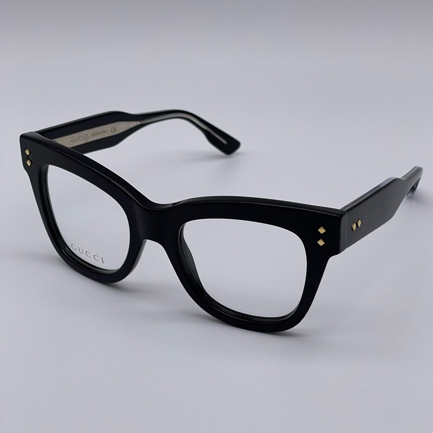 Gucci Eyeglasses GG1082O 001 Black/Transparent Women