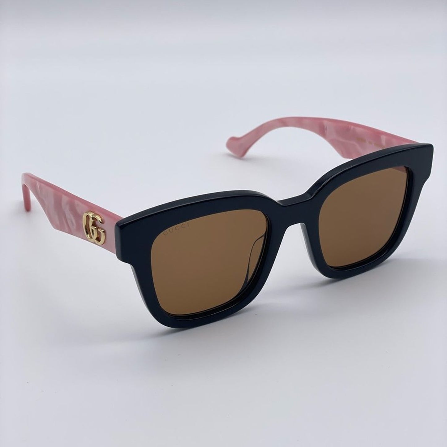 Gucci Sunglasses GG0998S 005 Black/Pink/Brown Women