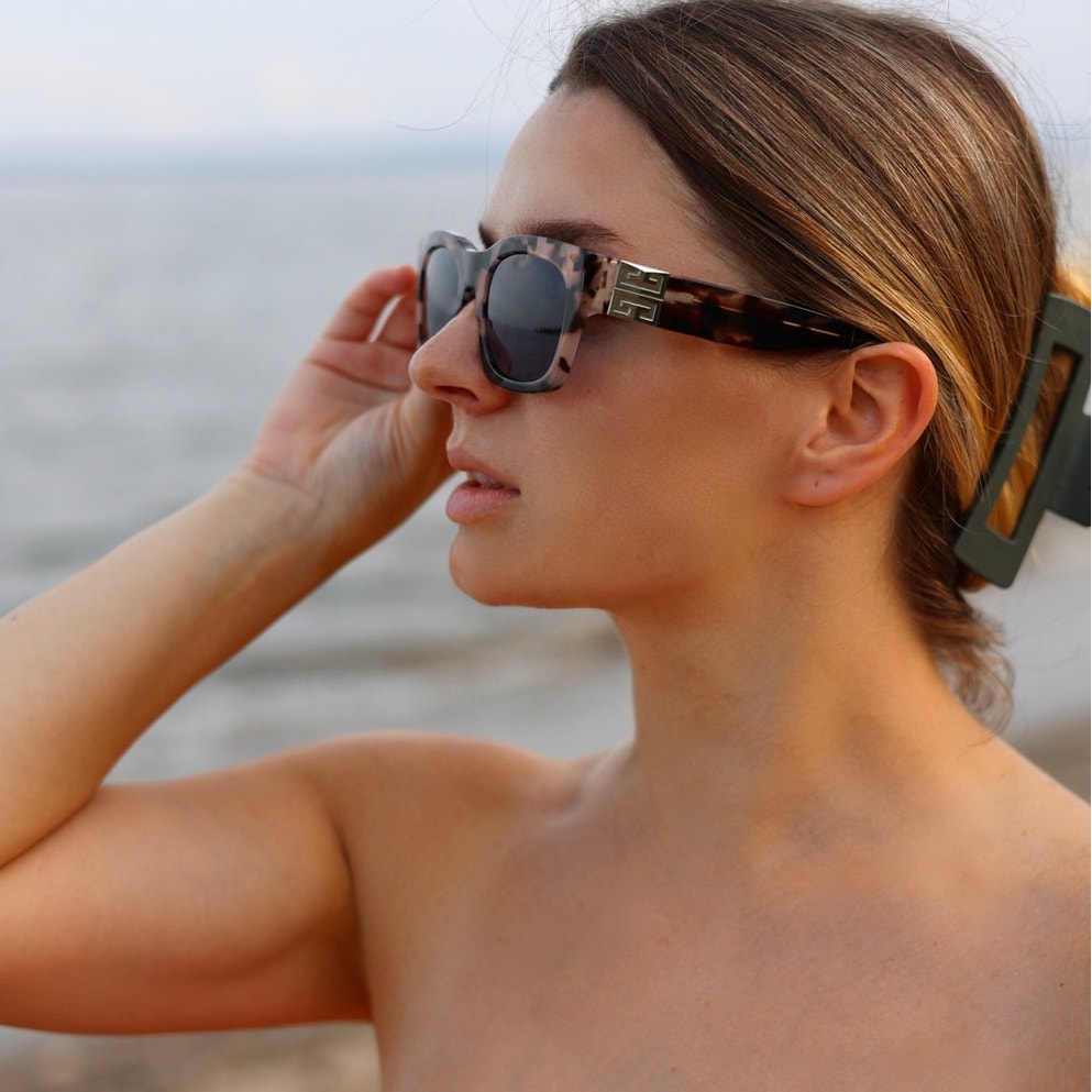Givenchy Sunglasses GV40072I 55V Coloured Havana/Blue