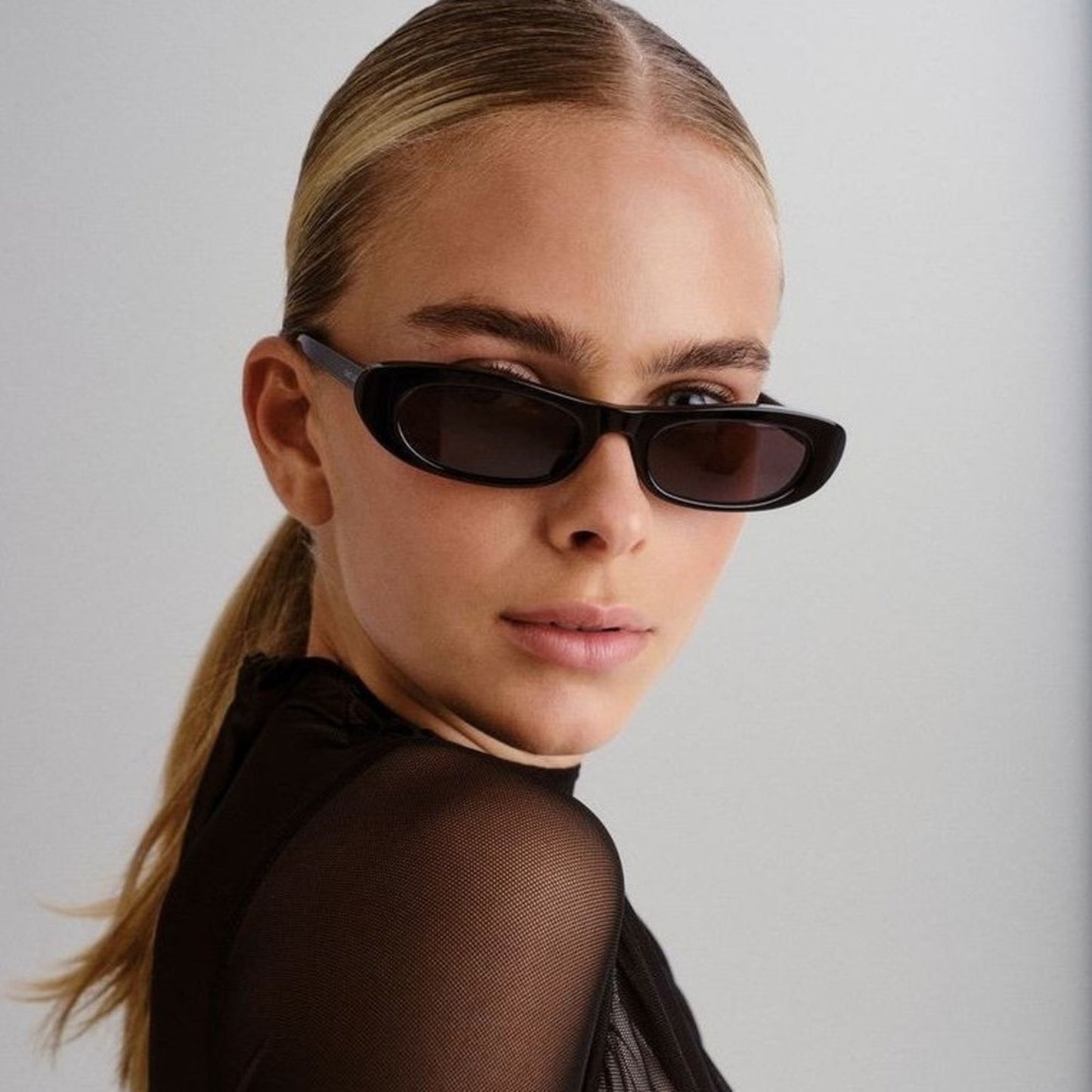 Saint Laurent Sunglasses SL557 SHADE 001 Black