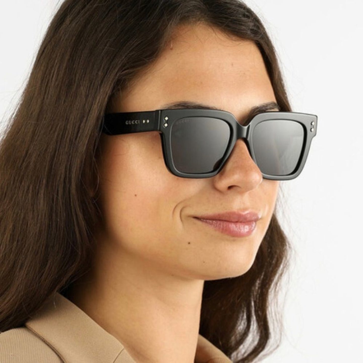 Gucci Sunglasses GG1084S 001 Unisex Black/Grey