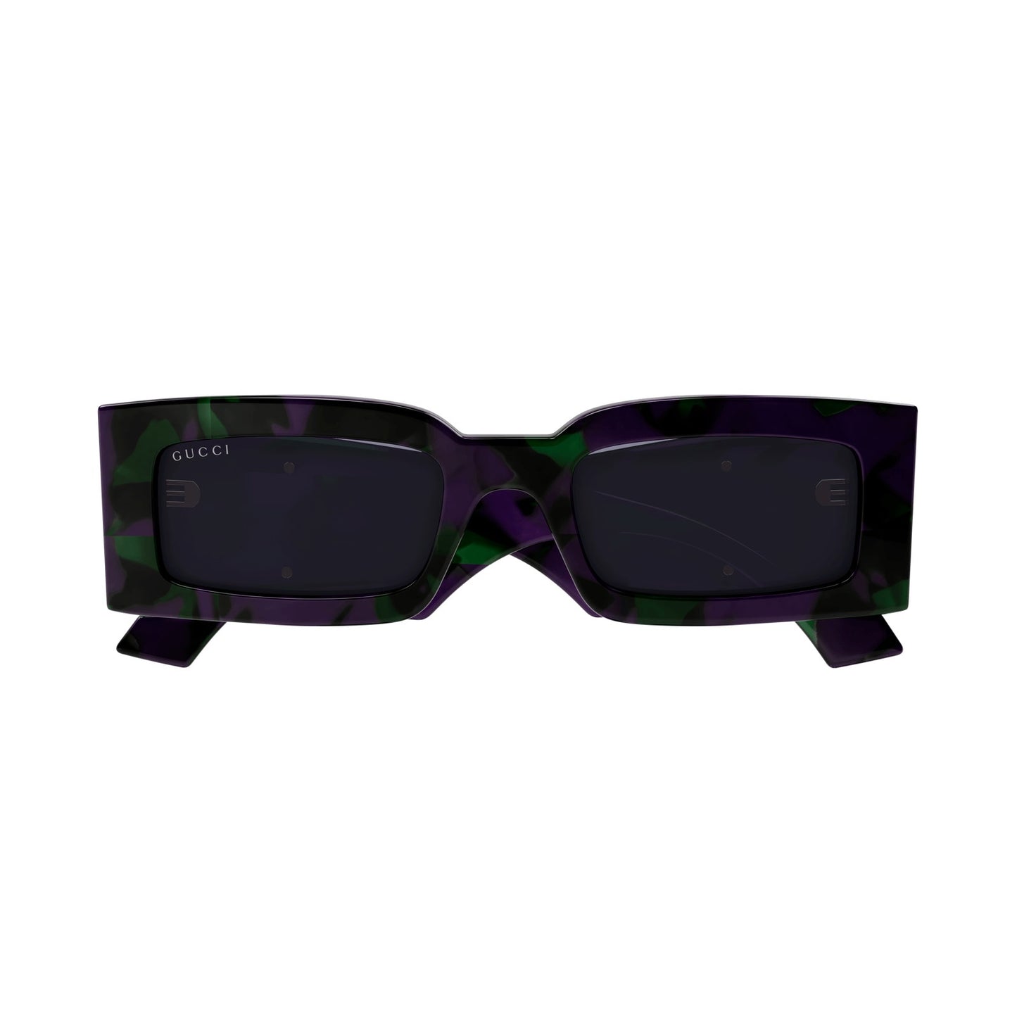 Gucci Sunglasses GG1425S 003 Big Spotted Purple And Green Havana/Grey Lavender