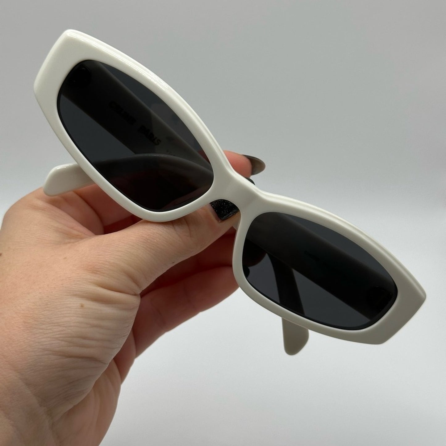 Celine Sunglasses CL40252I White Grey Women