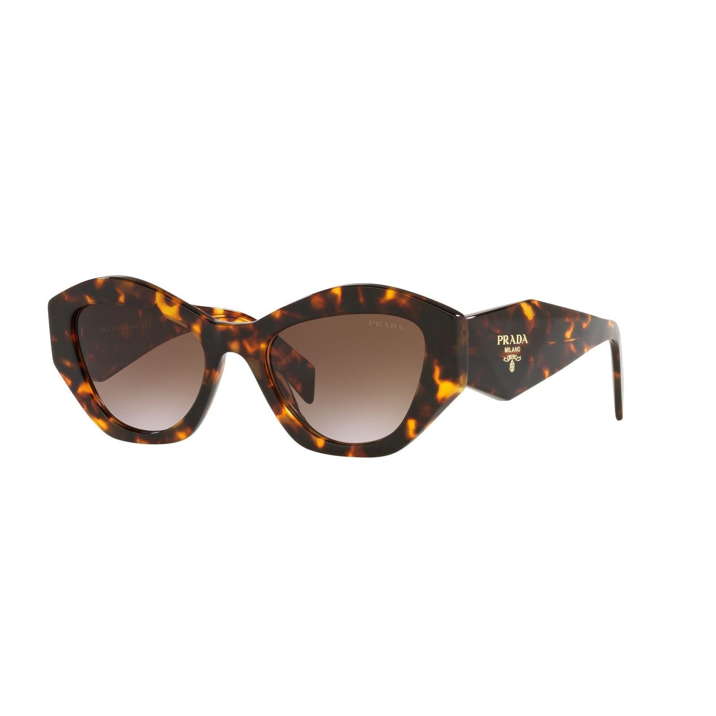 Prada Sunglasses PR07YS VAU6S1 Honey Havana/Brown Gradient Women