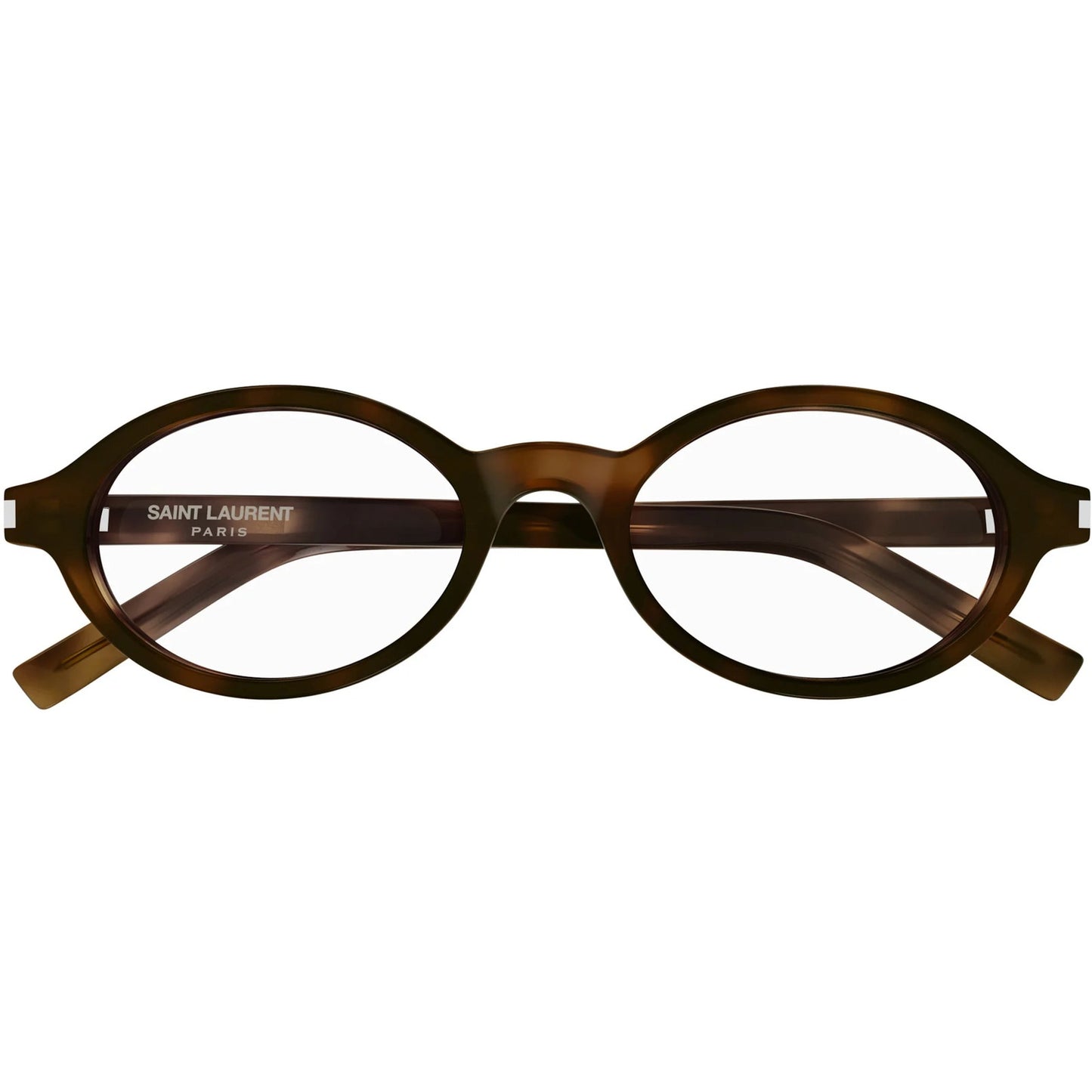 Saint Laurent SL751 JEANNE OPT 003 Shiny Havana/Clear Blue Light Block Eyeglasses