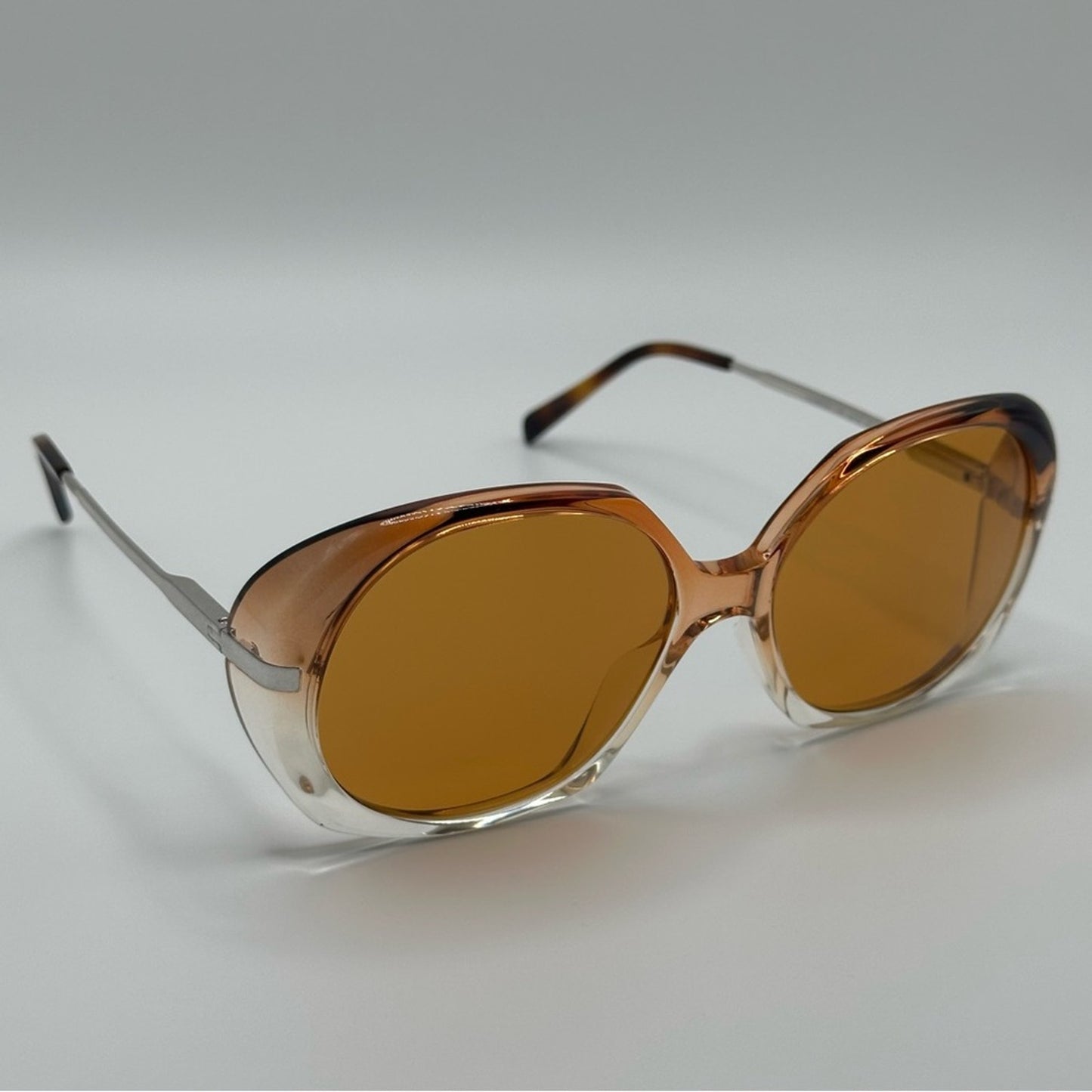 Celine Sunglasses CL40036U 5650E Silver Orange Women
