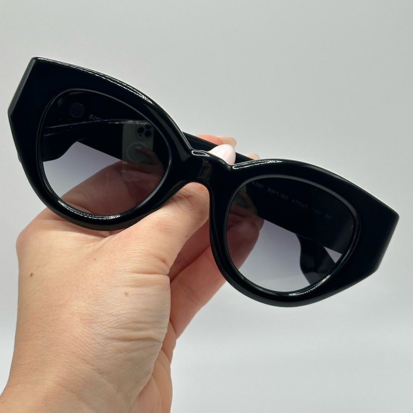 BURBERRY Sunglasses BE4390 30018G Black/Grey Gradient