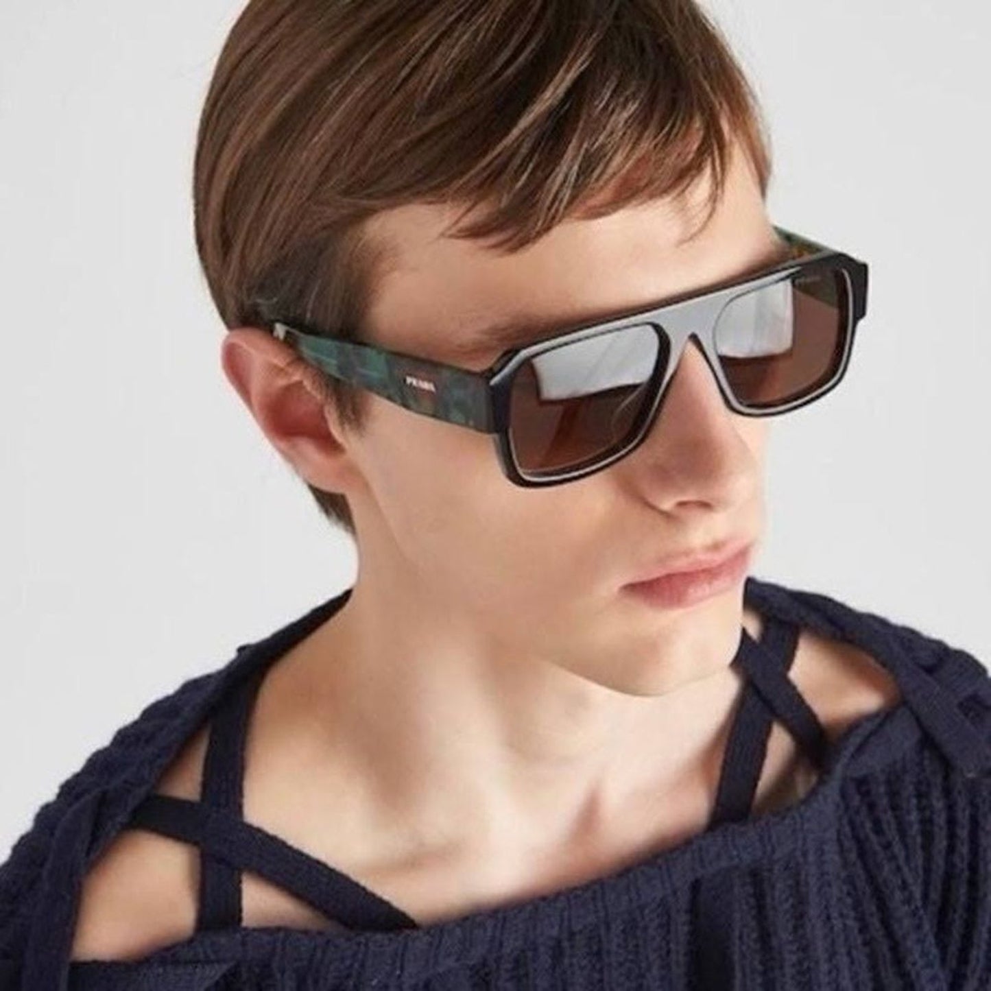PRADA Sunglasses PR22YS 2AU06B Havana Unisex