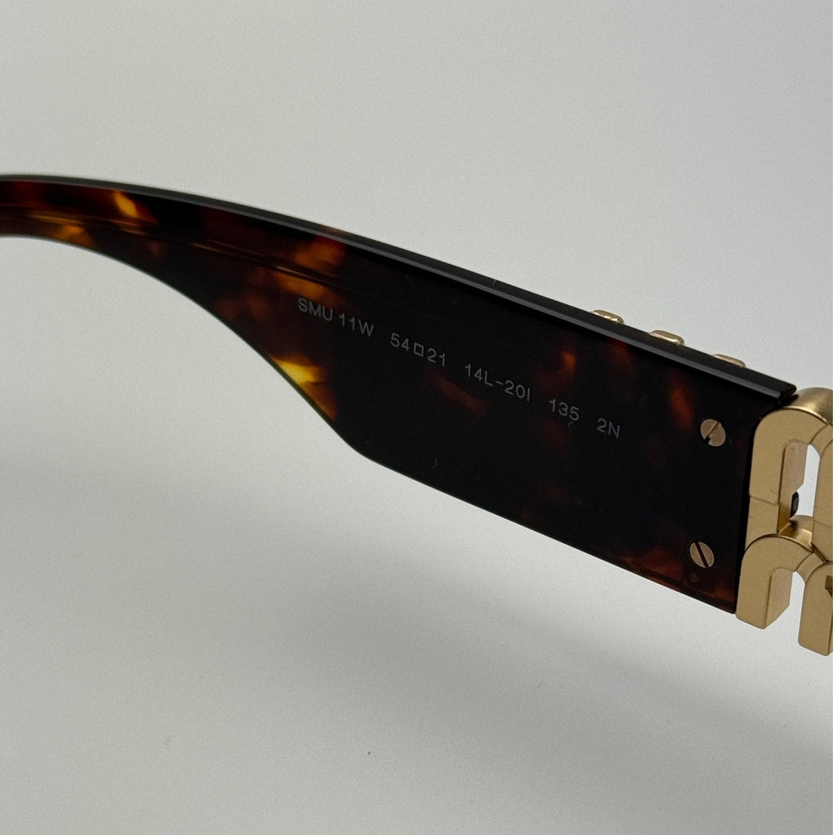 MIU MIU Sunglasses MU11WS 14L20I Honey Havana/Light Purple Brown Women