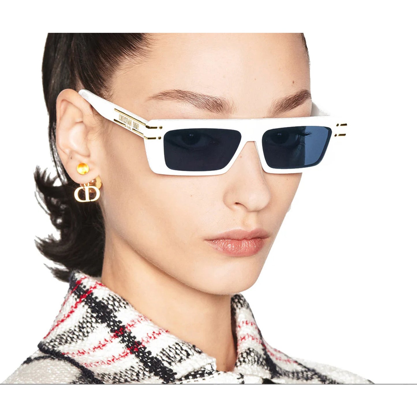 Dior Sunglasses DiorSignature S2U 50B0 White/Blue Women