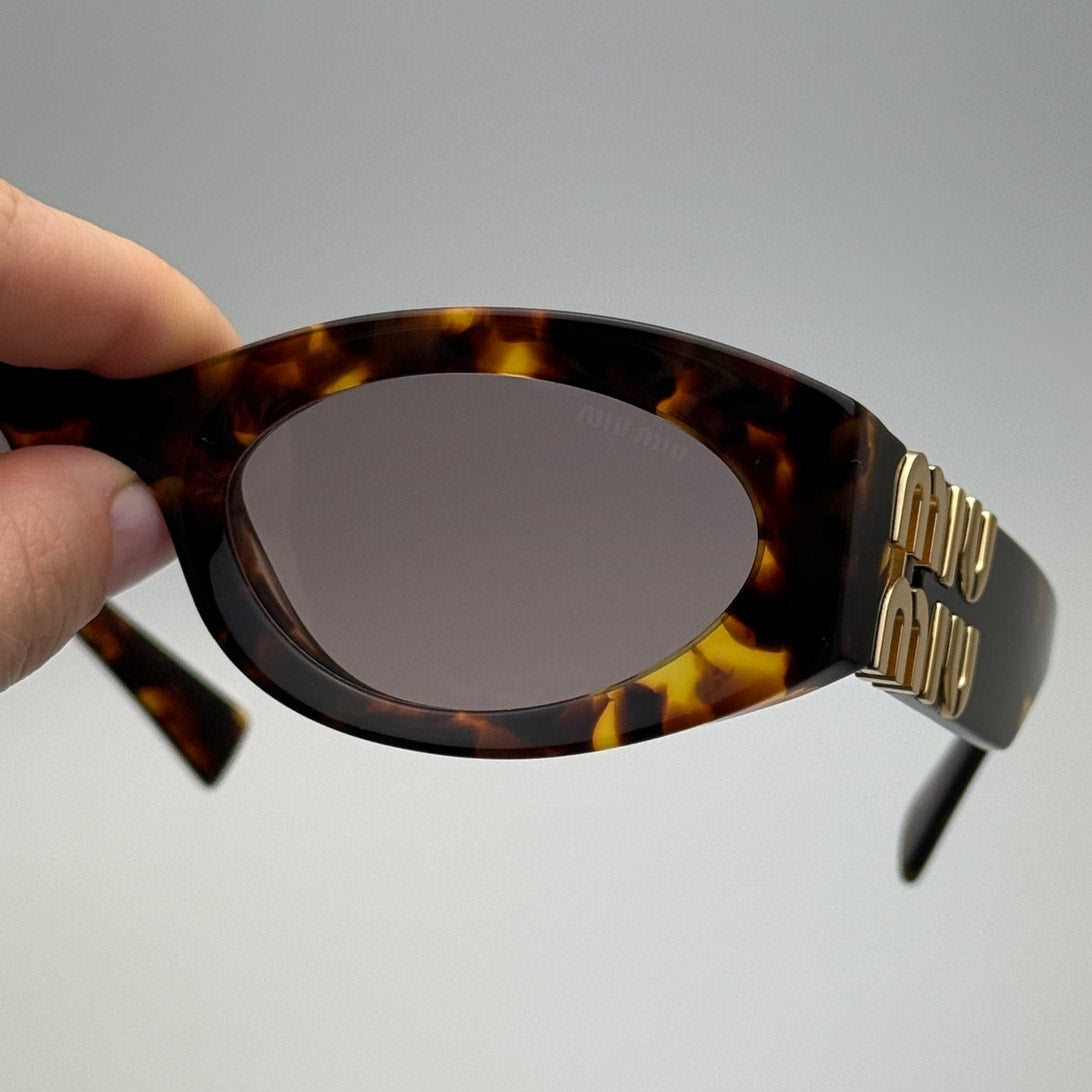 MIU MIU Sunglasses MU11WS 14L20I Honey Havana/Light Purple Brown Women