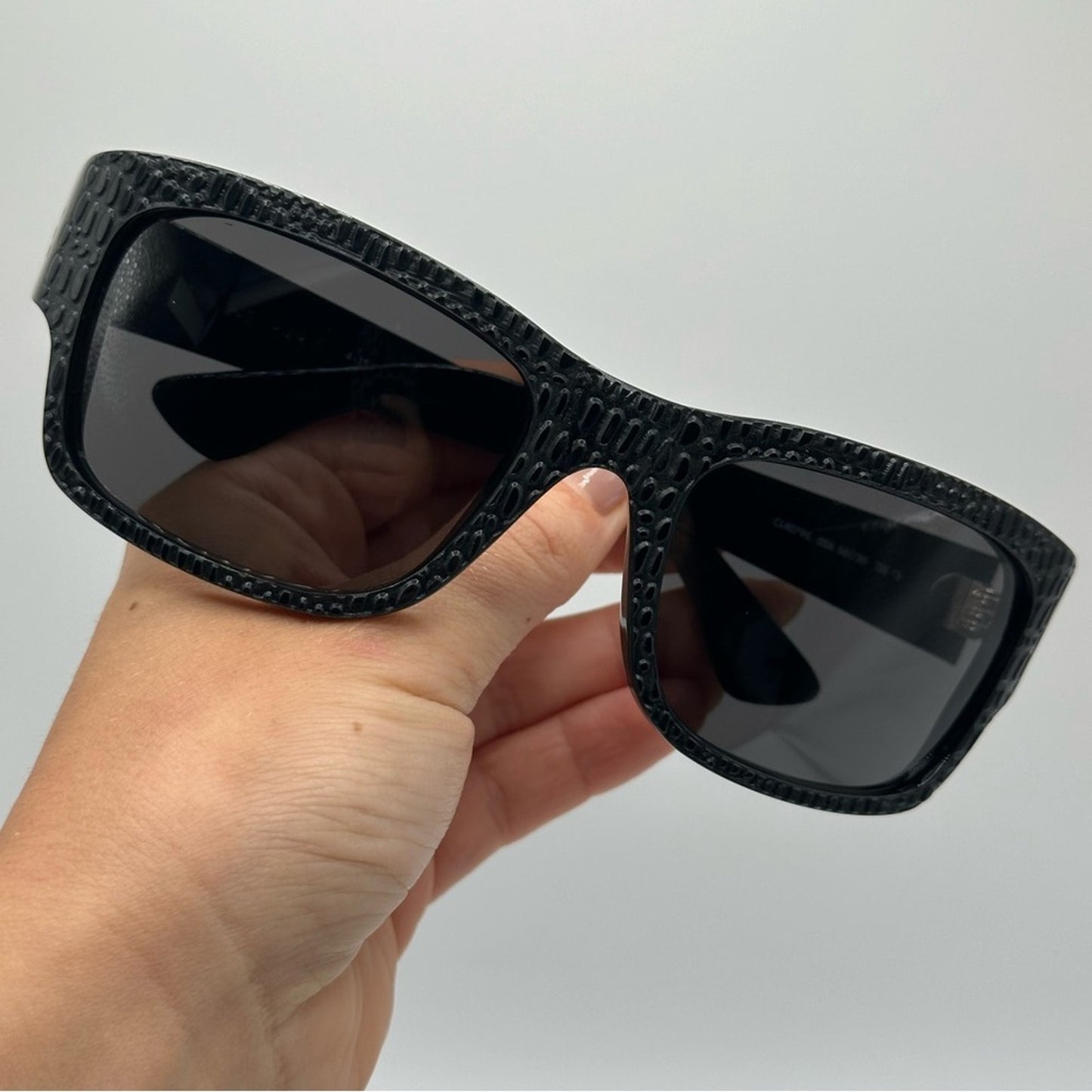 Celine Sunglasses CL4079IL 02A Black Square Unisex