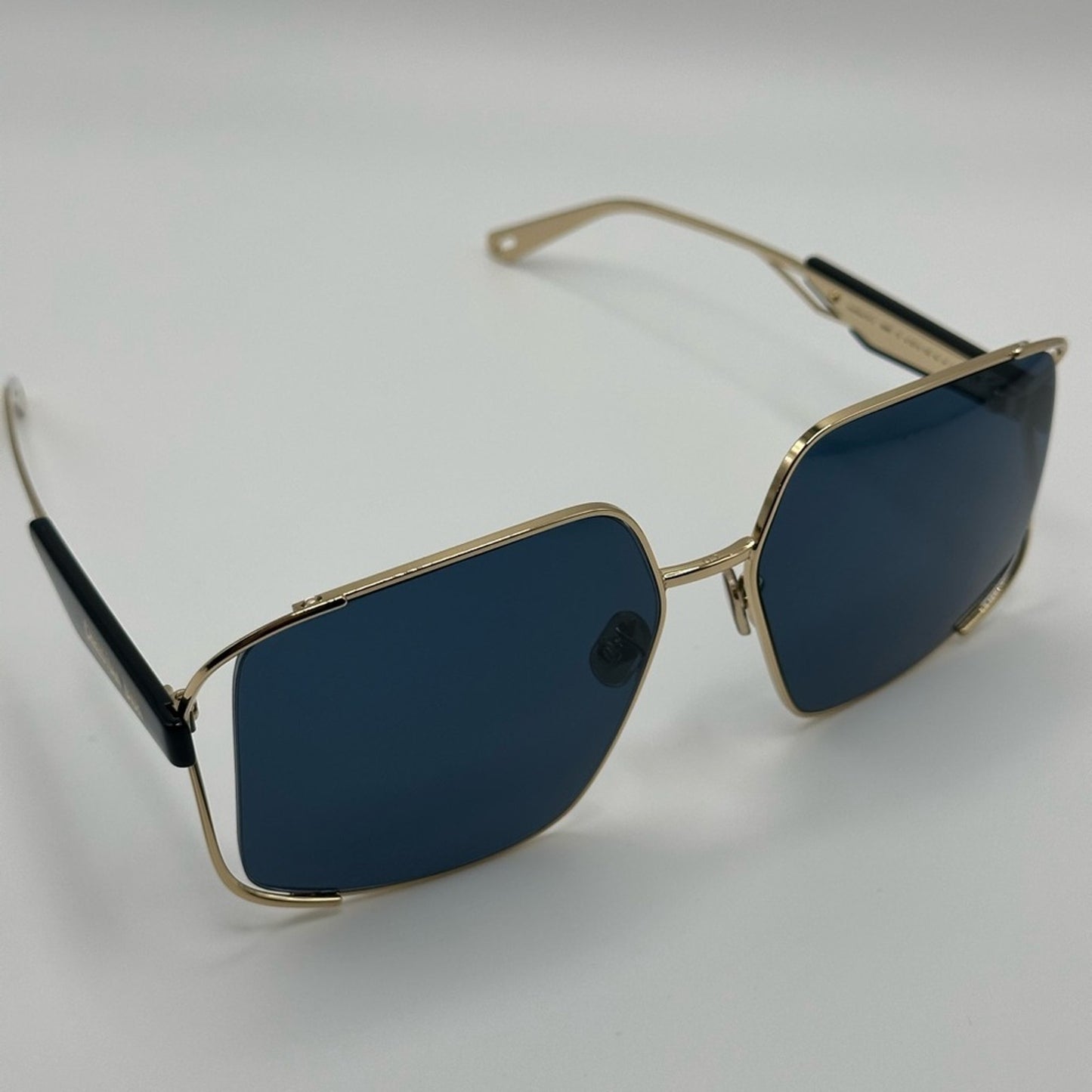 Dior Sunglasses Archidior S1U Shiny Gold Blue Women