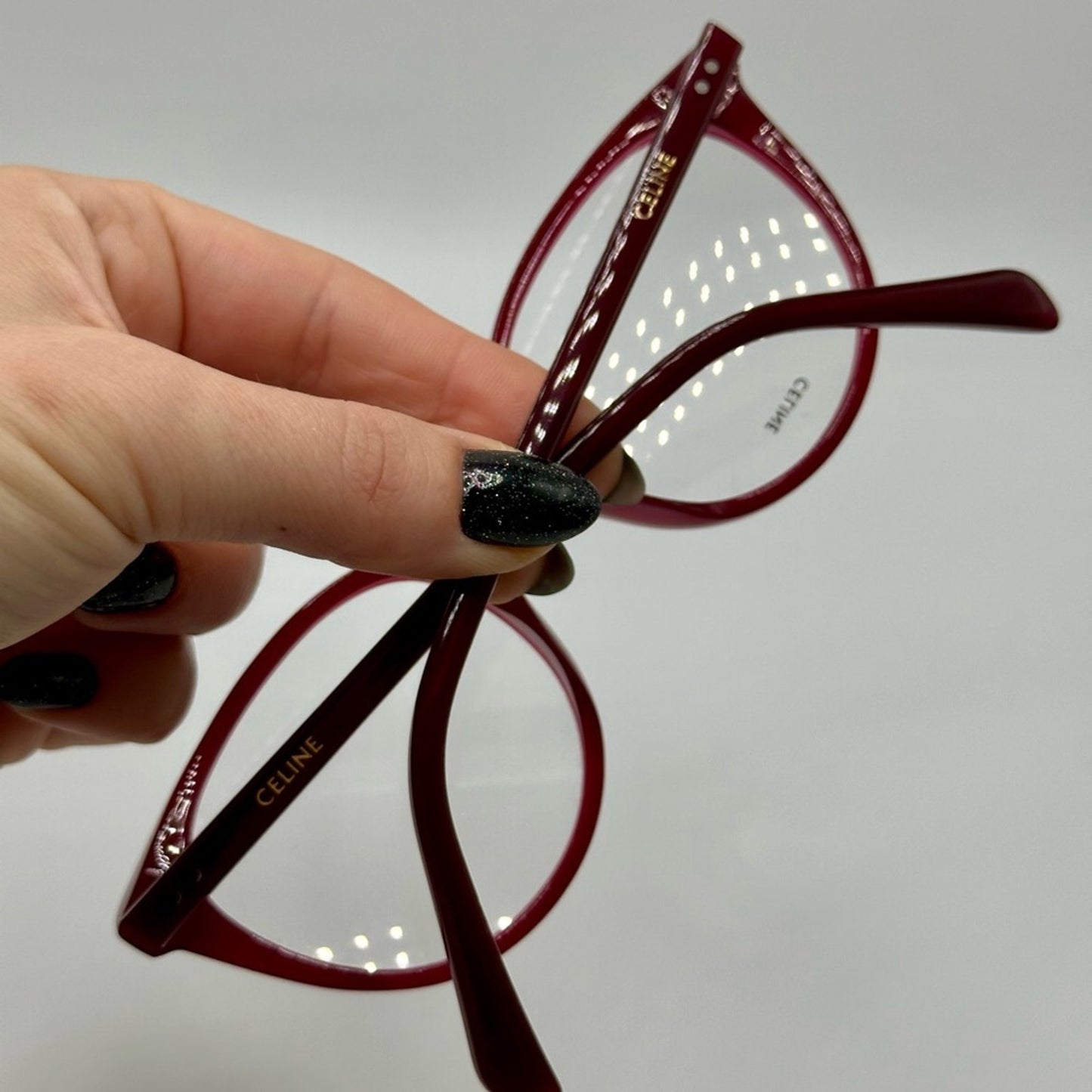 Celine Eyeglasses CL50068I 52069 Burgundy Women