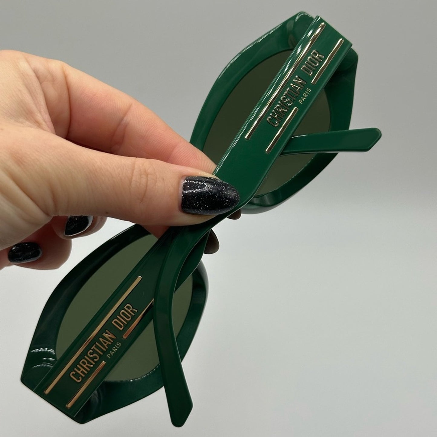 Dior Sunglasses CD40058U 96N Shiny Dark Green Women