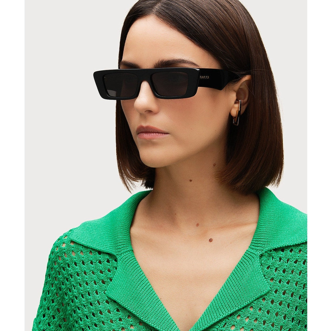 Gucci Sunglasses GG1331S 001 Black Grey Unisex