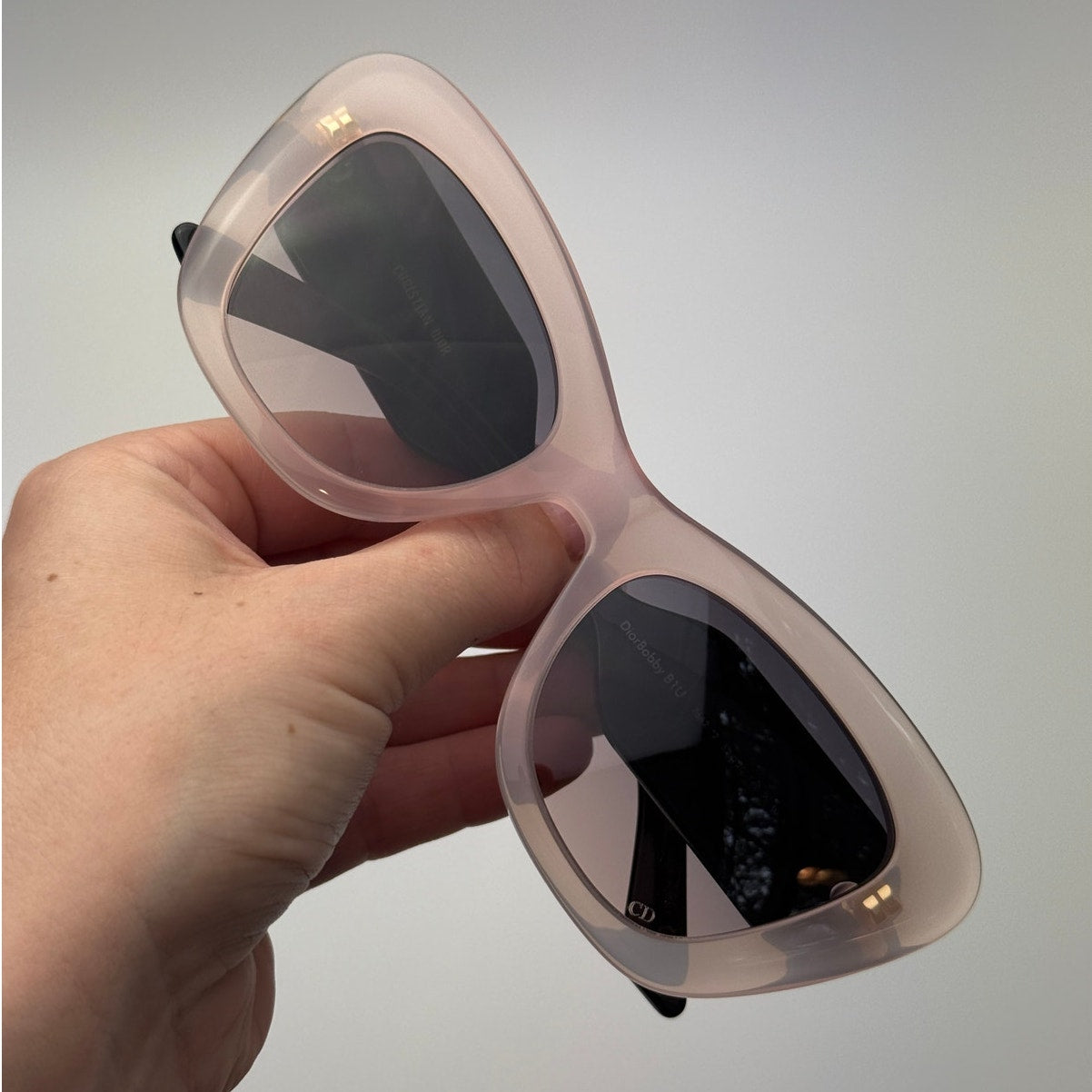 Dior Sunglasses DIORBOBBY B1U 76A2 Pink/Black/Smoke to Pink Gradient Women