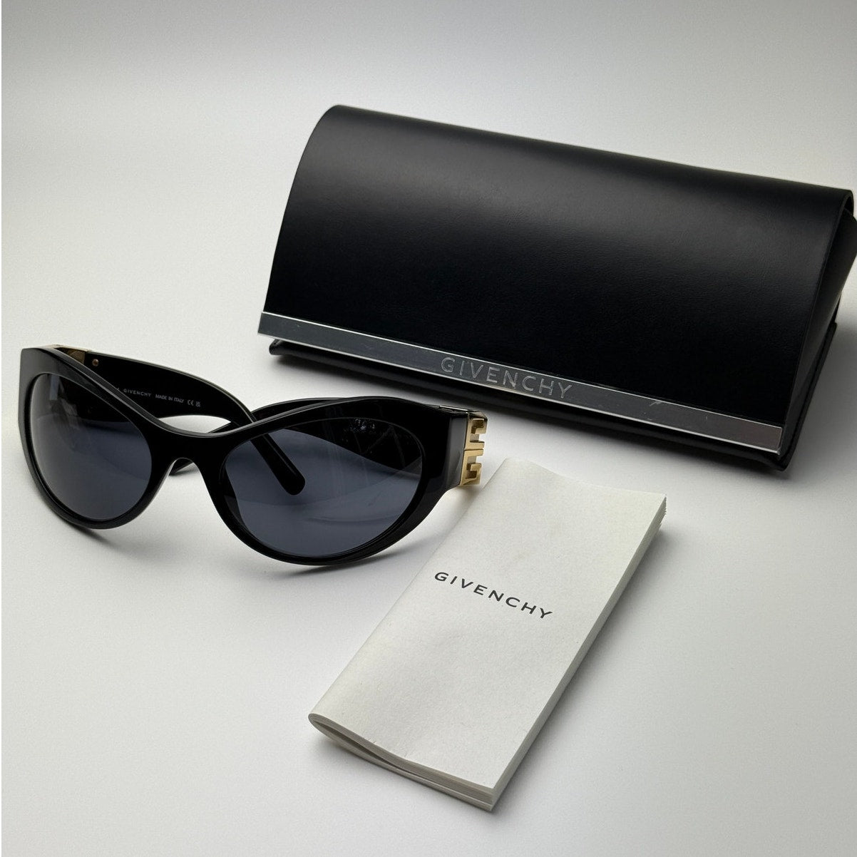 Givenchy Sunglasses GV40073I 01A Shiny Black/Gold/Grey Unisex
