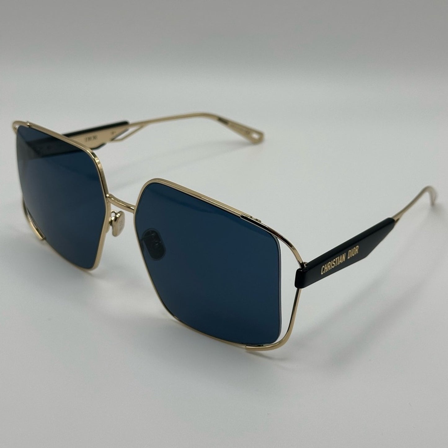Dior Sunglasses Archidior S1U Shiny Gold Blue Women