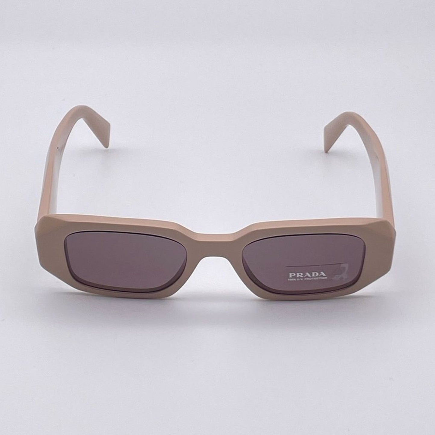 Prada Sunglasses PR17WS VYJ6X1 Powder/Purple Brown Women