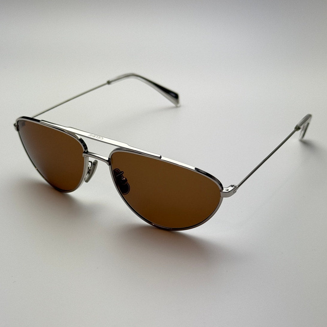 NEW Celine Sunglasses CL40077U 16J Palladium/Roviex Unixes