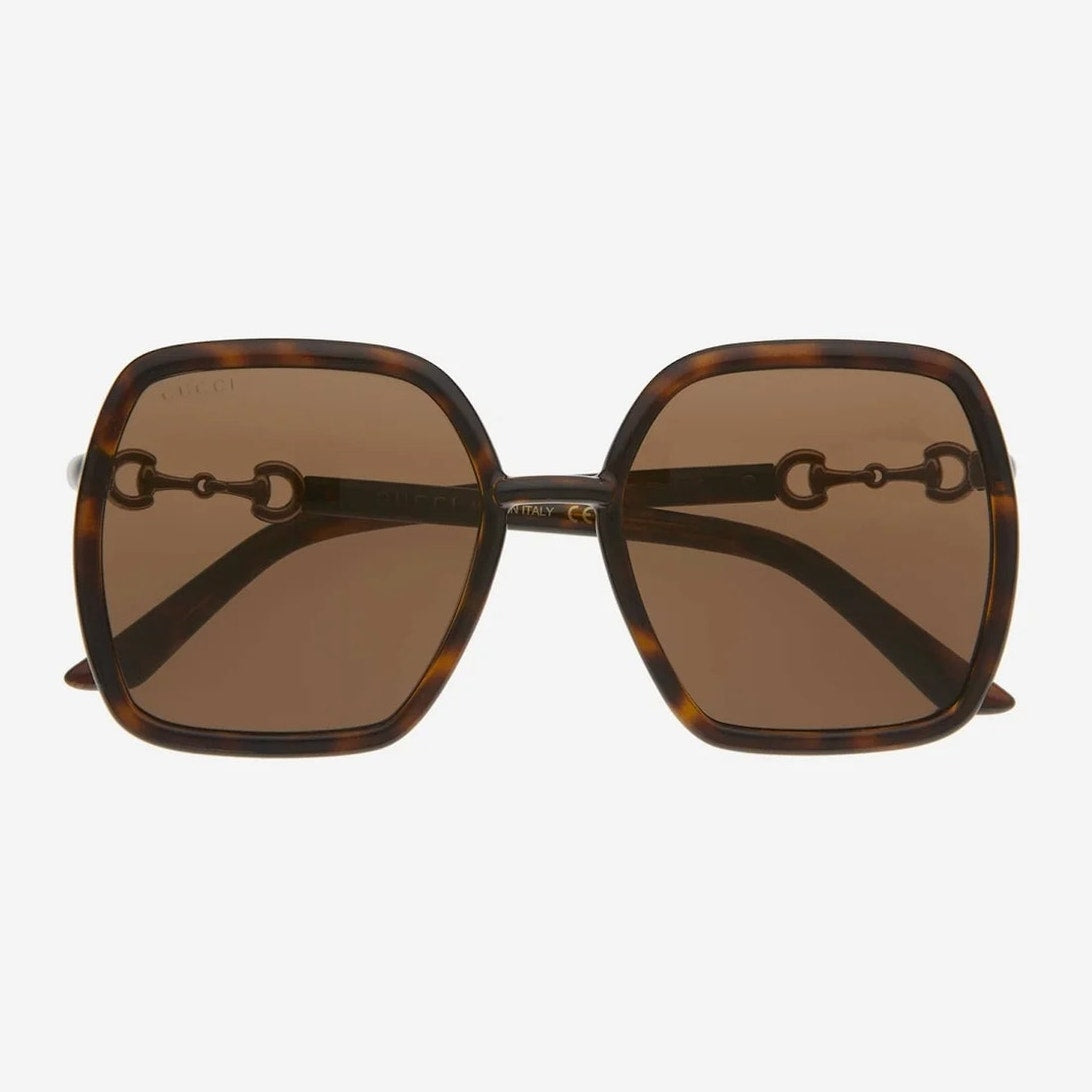 Gucci Sunglasses GG0890S 002 Havana Bronw Women