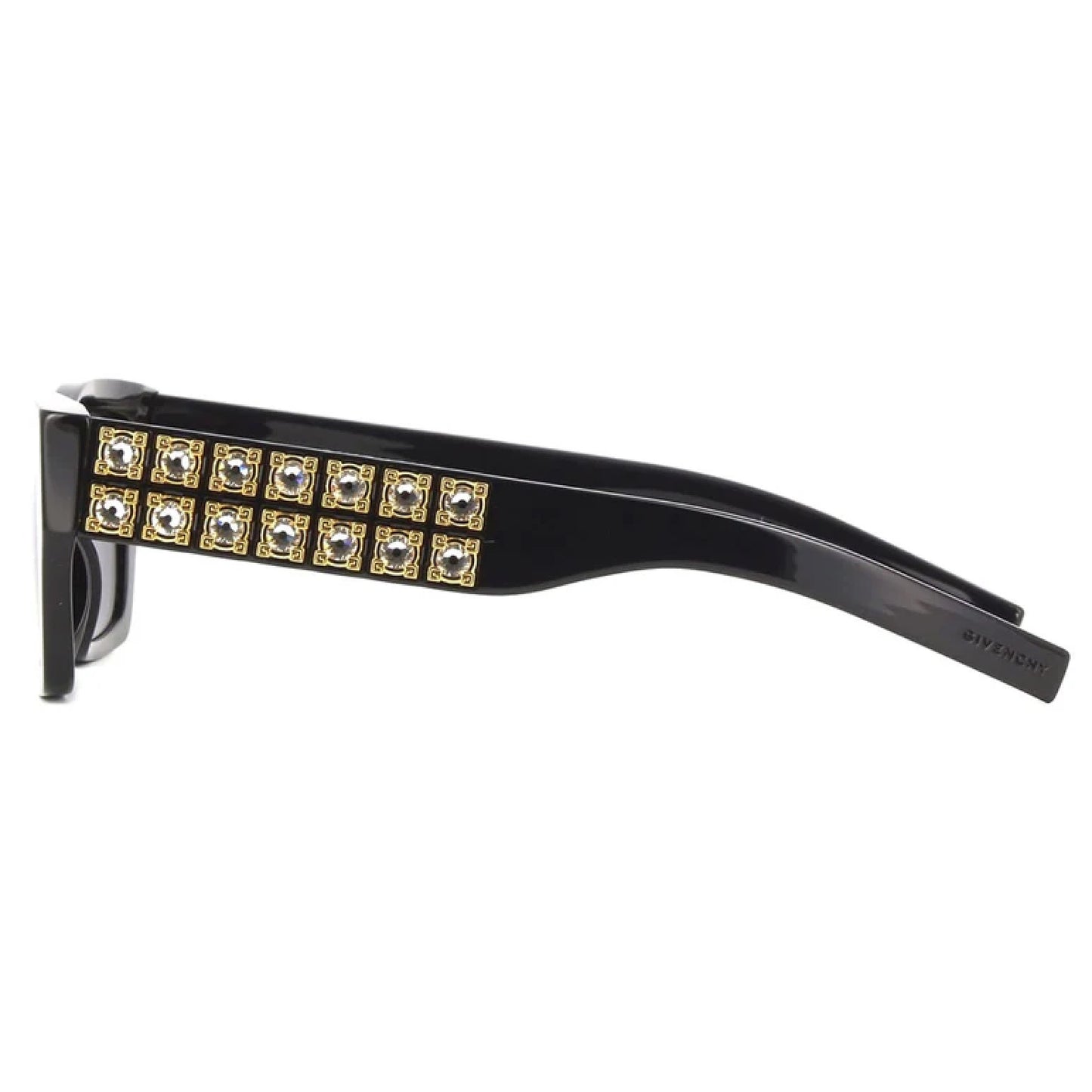 Givenchy Sunglasses GV40077I 01A Shiny Black and Studs/Grey Women
