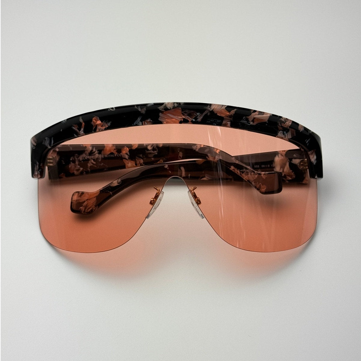 Loewe Sunglasses LW40034U 55S Coloured Havana/Bordeaux