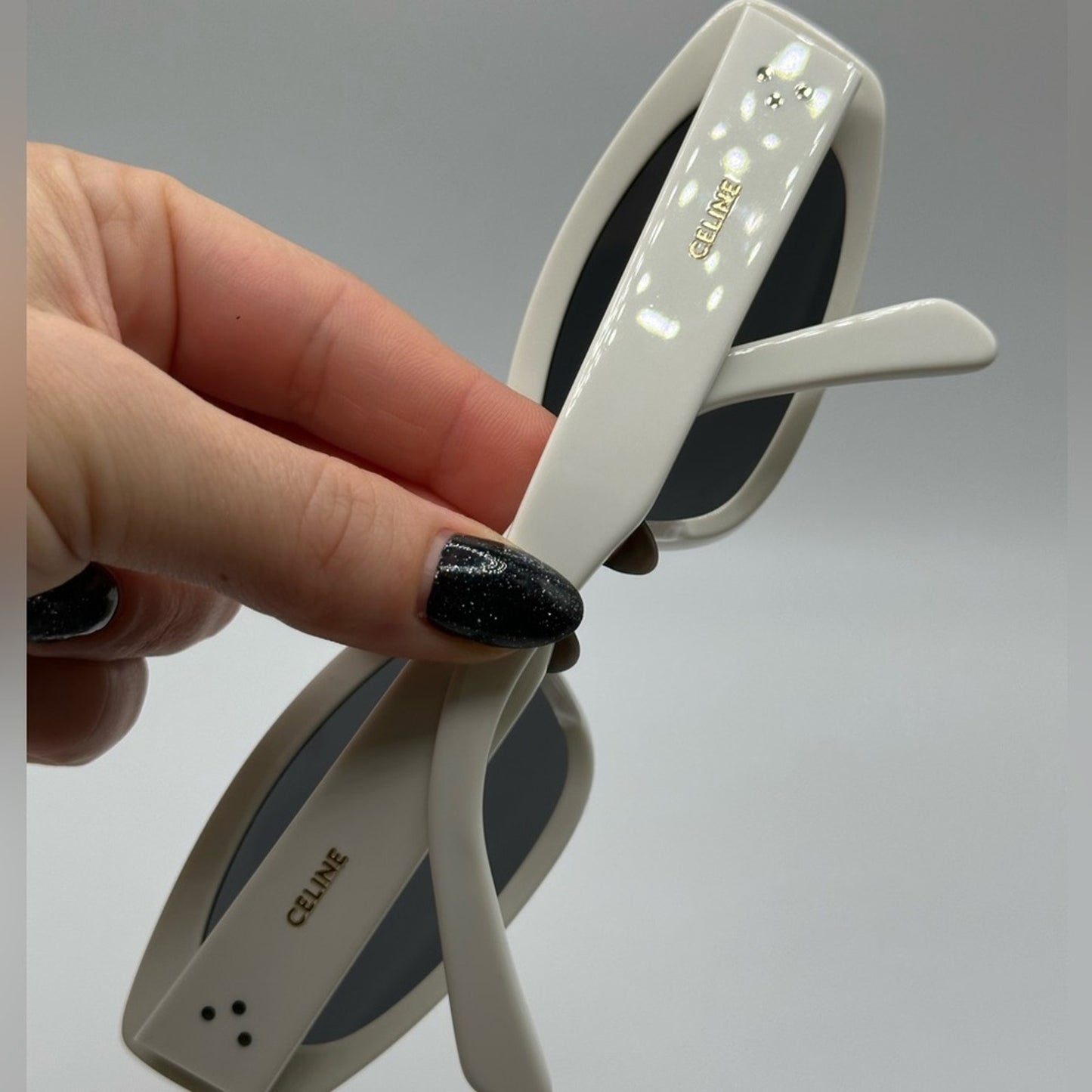 Celine Sunglasses CL40252I White Grey Women