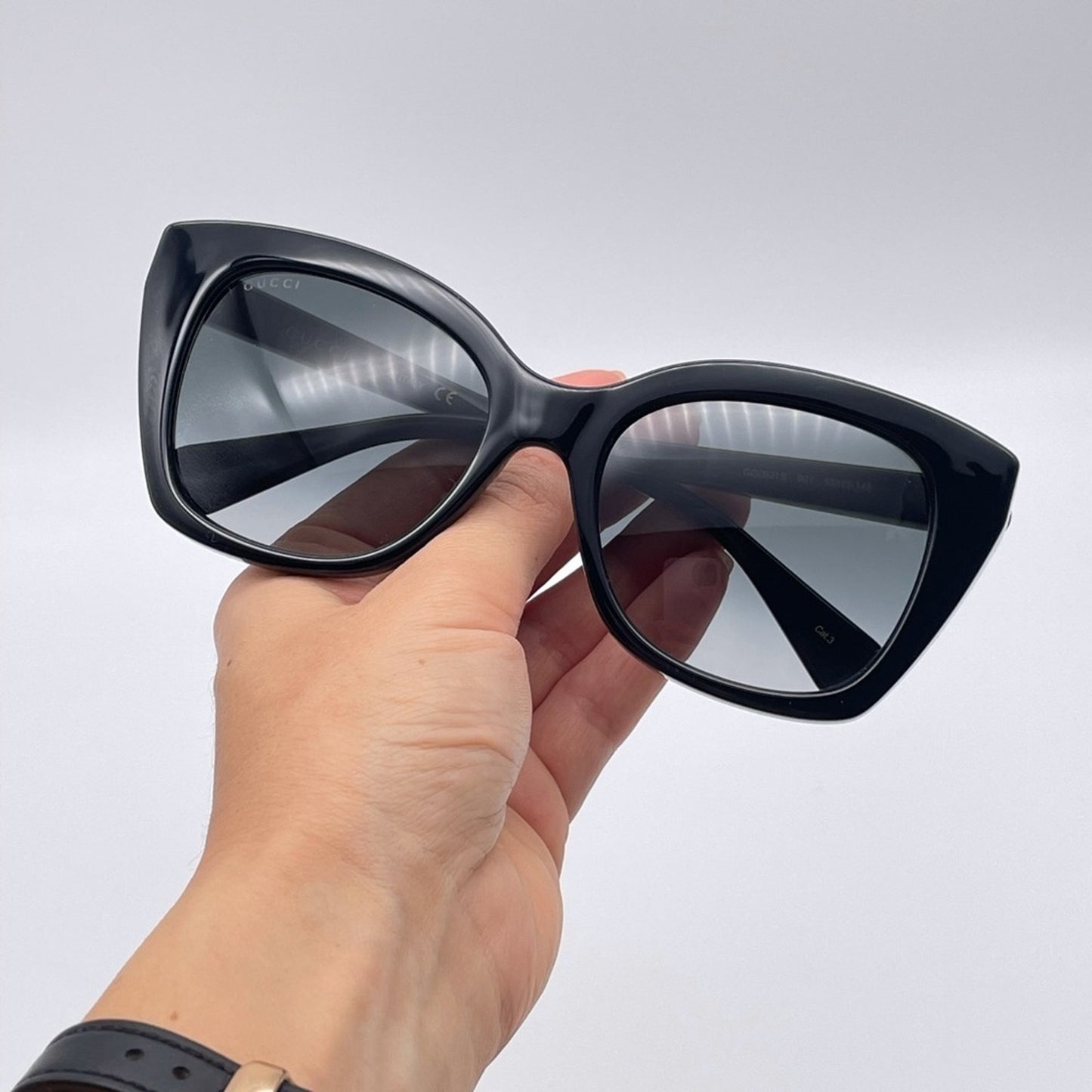 Gucci Sunglasses GG0921S 001 Black/Grey Women