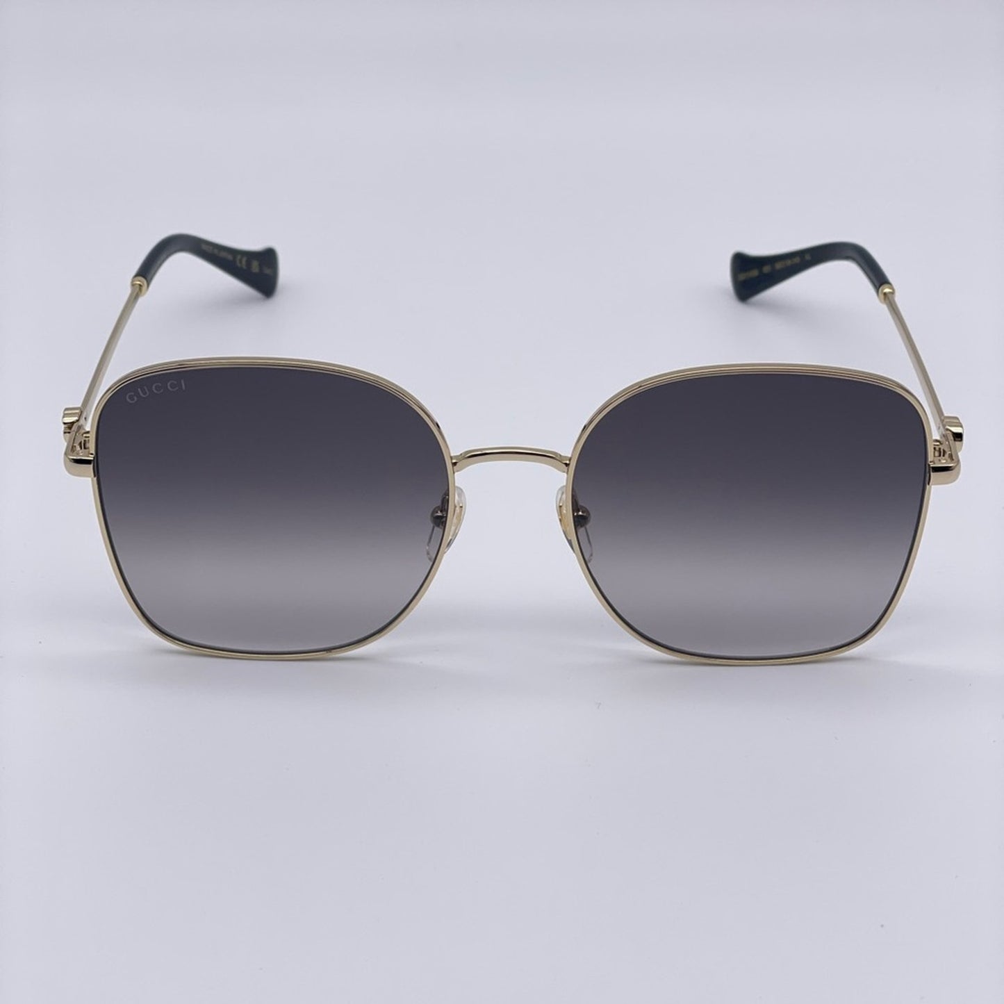 Gucci Sunglasses GG1143S 001 Gold/Grey Women