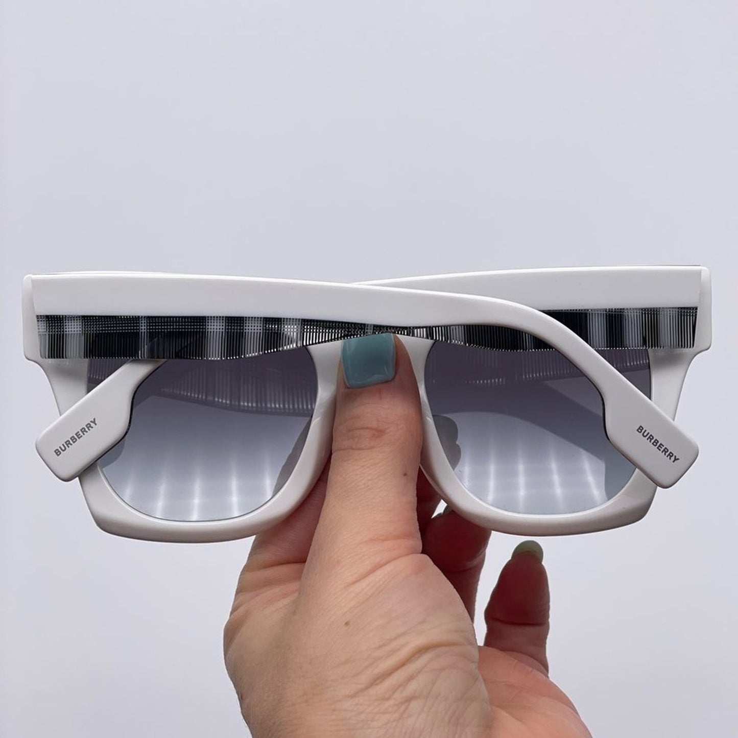 BURBERRY Sunglasses BE4364 Kitty 39958G White/Gray Gradient Woman