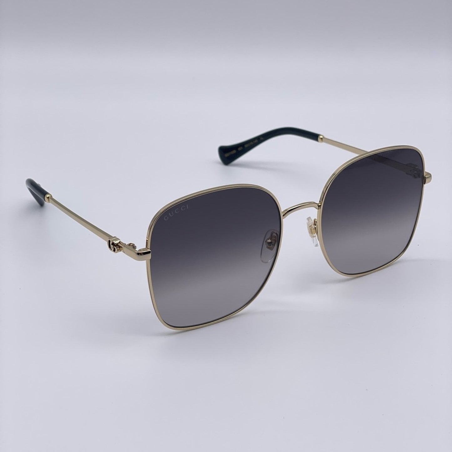 Gucci Sunglasses GG1143S 001 Gold/Grey Women