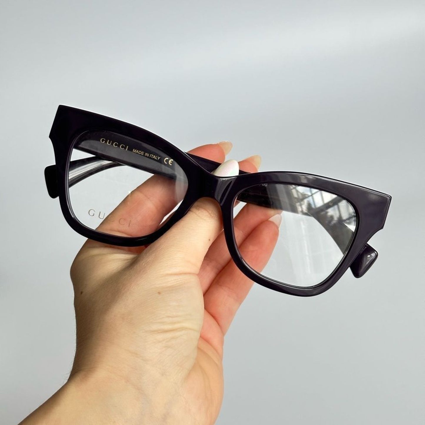 Gucci Eyeglasses GG1133O 002 Violet Women
