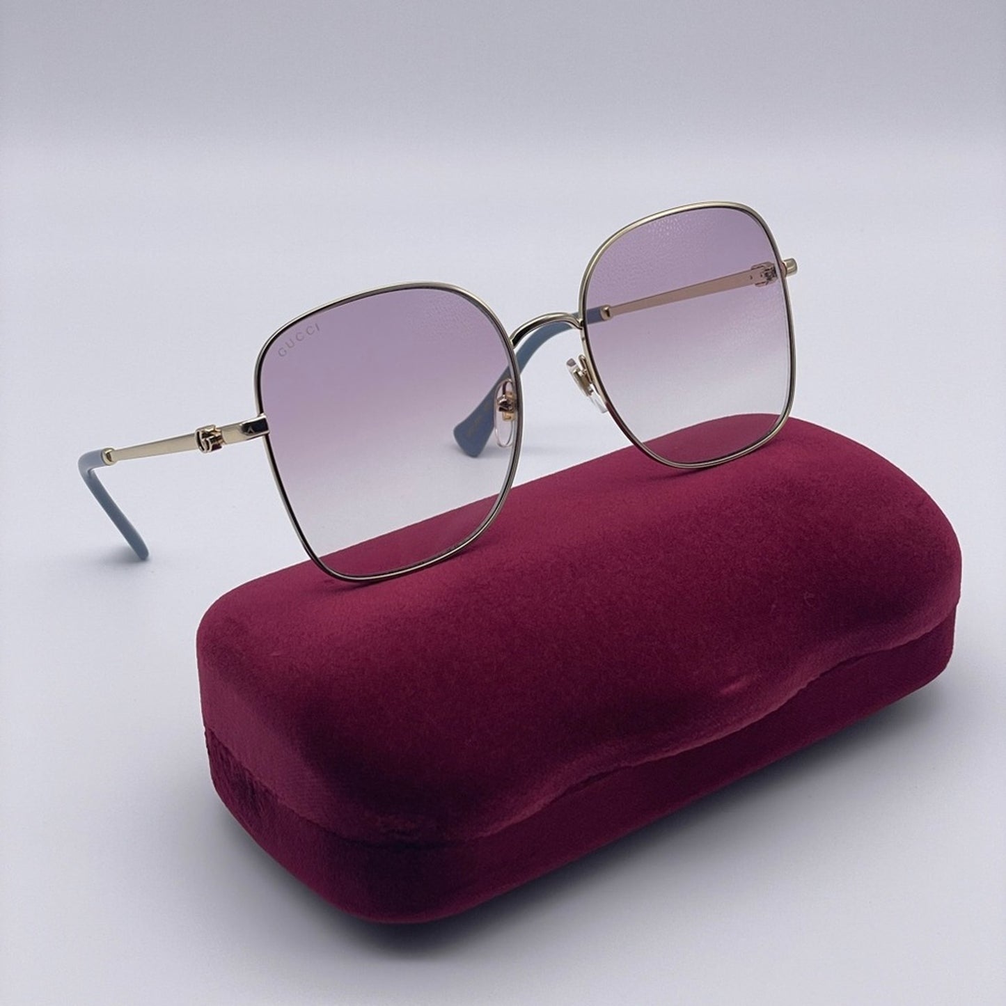 Gucci Sunglasses GG1143S 003 Gold/Violet Women